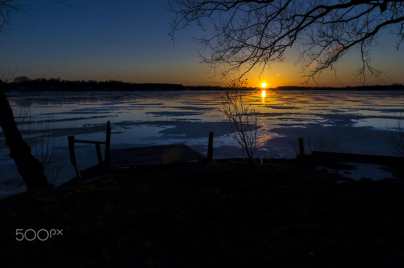Sony SLT-A55 (SLT-A55V) sample photo. Pier at cranberry pond photography