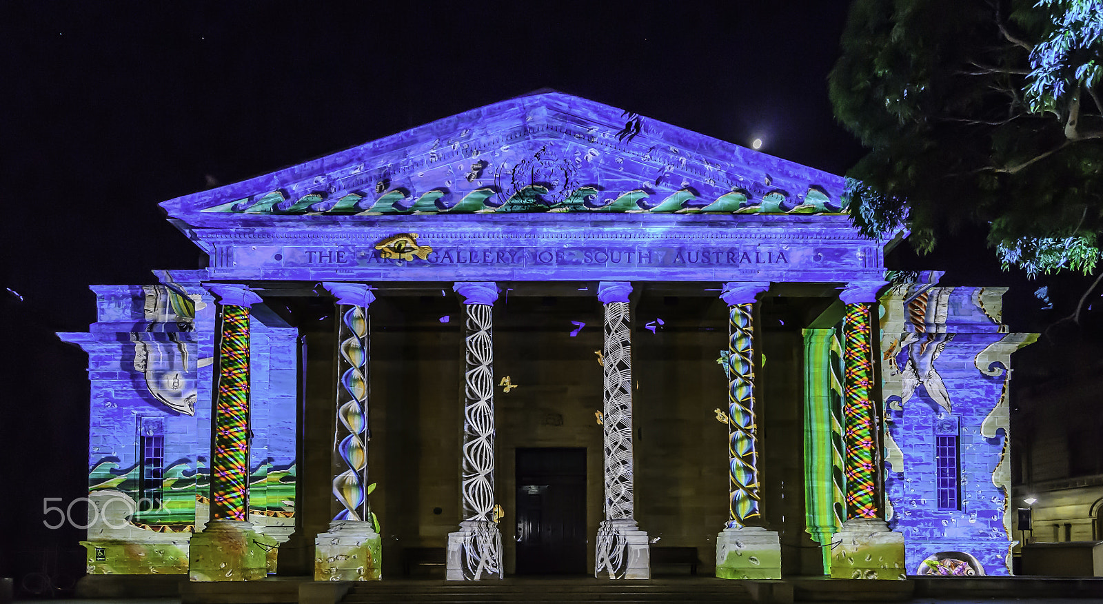 Tamron SP 15-30mm F2.8 Di VC USD sample photo. Light show adelaide photography