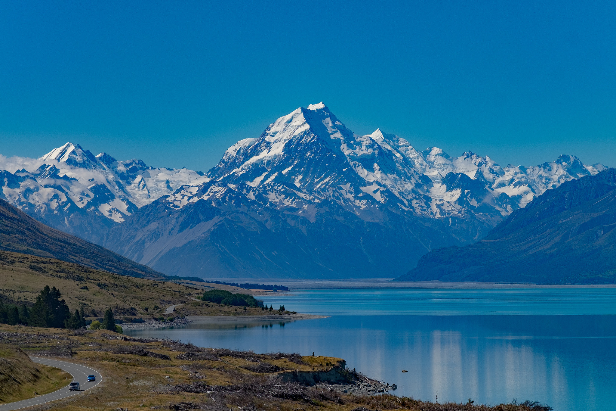 XF50-140mmF2.8 R LM OIS WR + 1.4x sample photo. Mt. cook photography