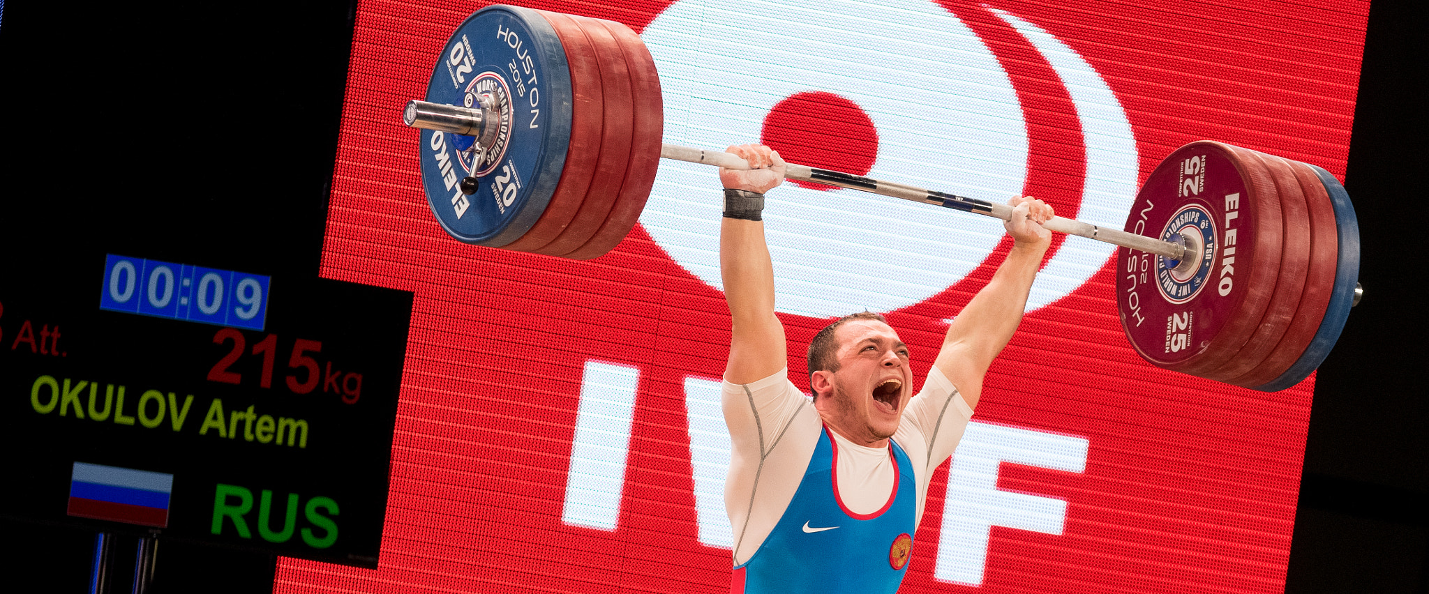 Pentax K-3 sample photo. Artem okulov 215kg clean and jerk photography