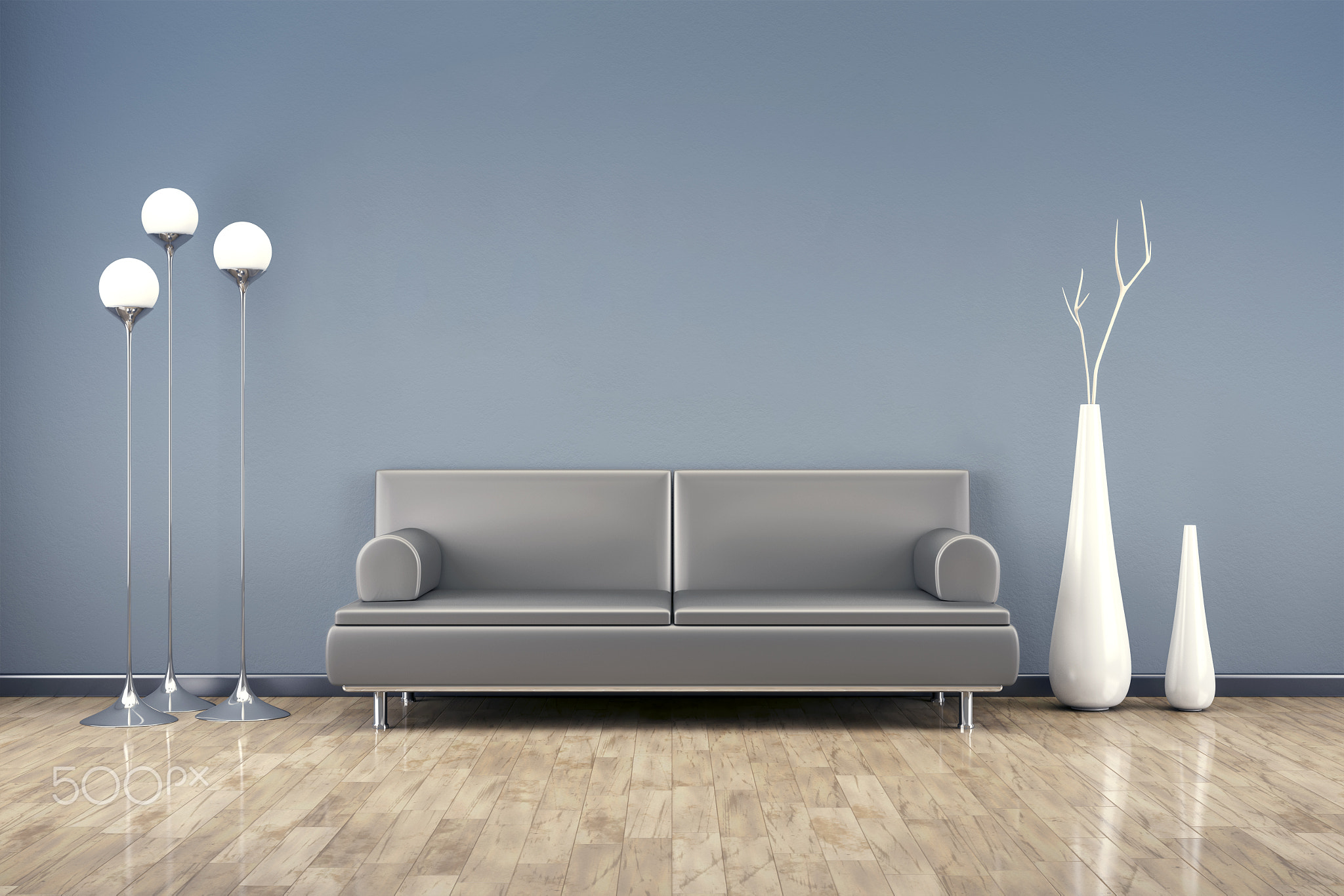 room with a sofa