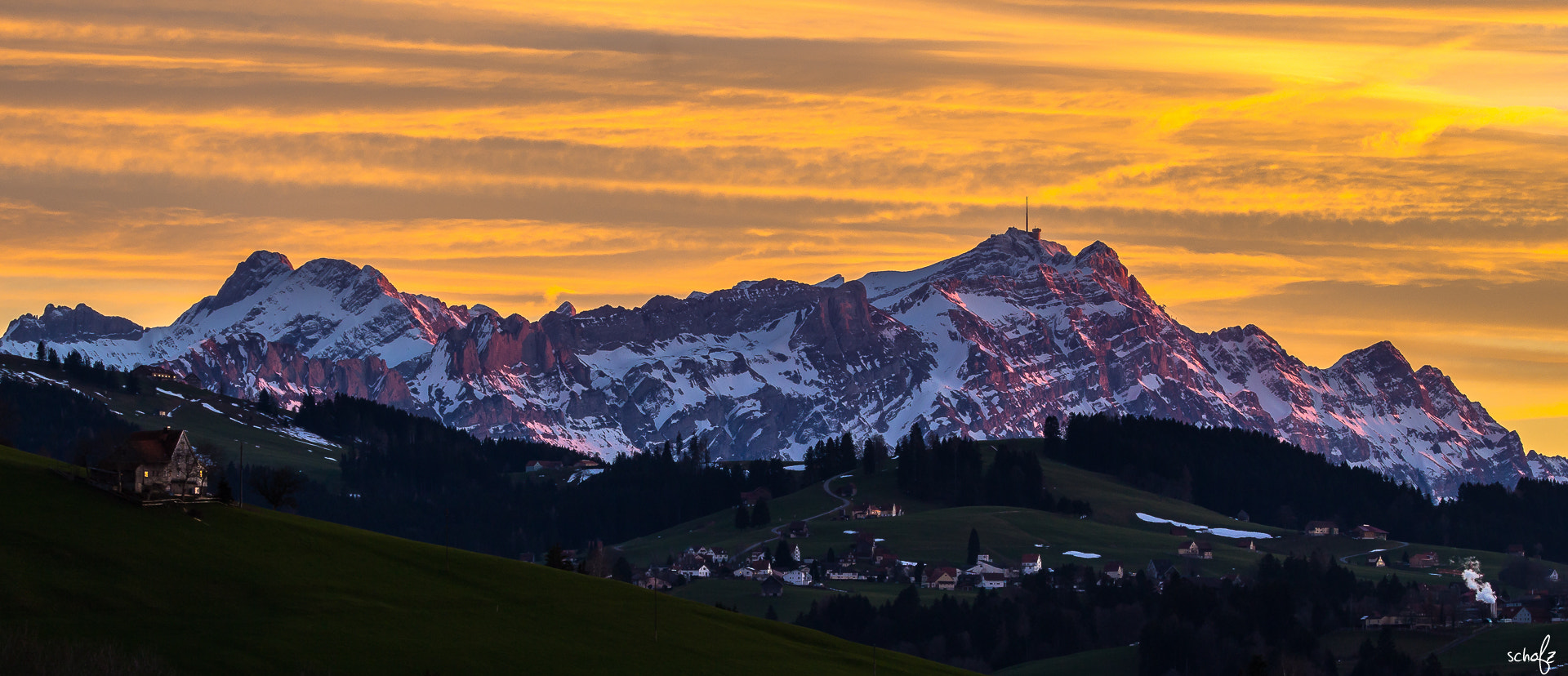 Canon EF 70-300mm F4-5.6 IS USM sample photo. Säntis photography