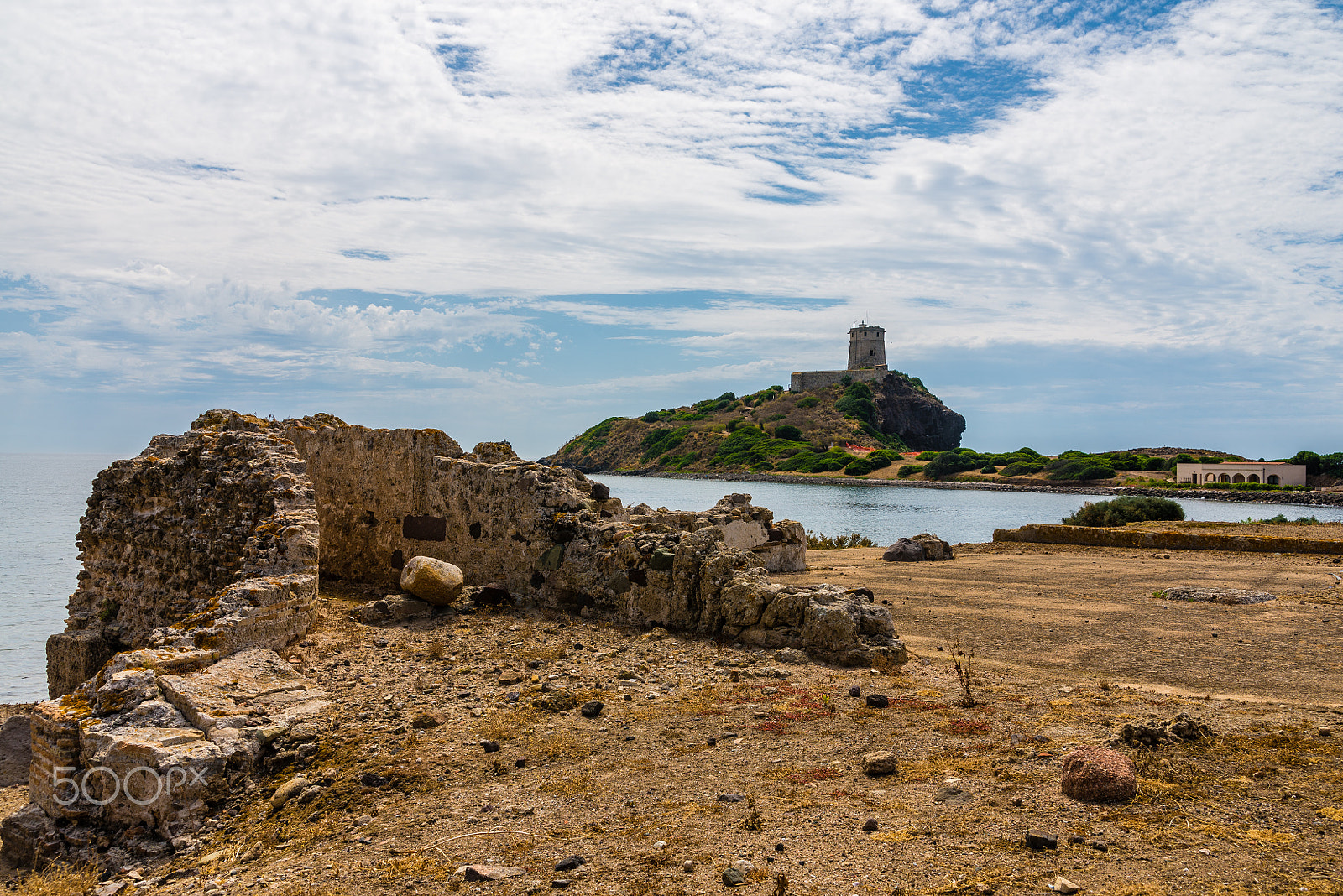 Nikon D600 sample photo. Nora tower in pula, sardegna photography