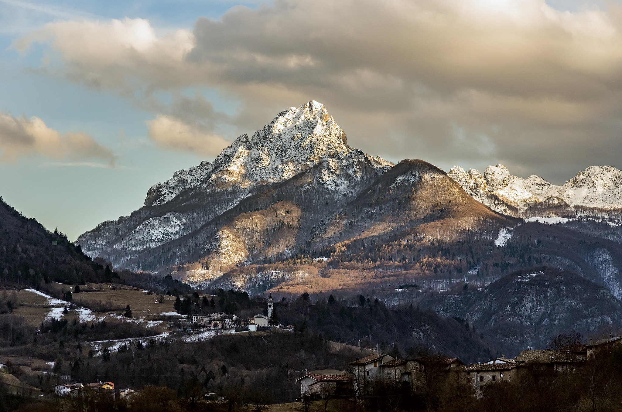 Pentax K-5 IIs sample photo. Little dolomites sunset photography