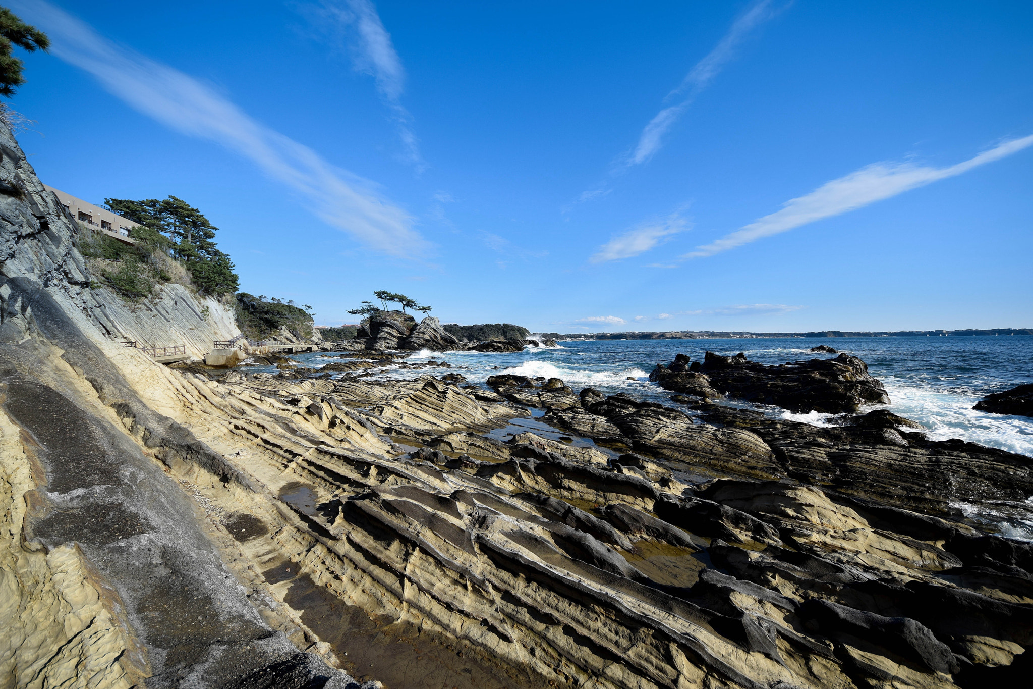 Sigma 8-16mm F4.5-5.6 DC HSM sample photo. Arasaki coast 20160221 photography