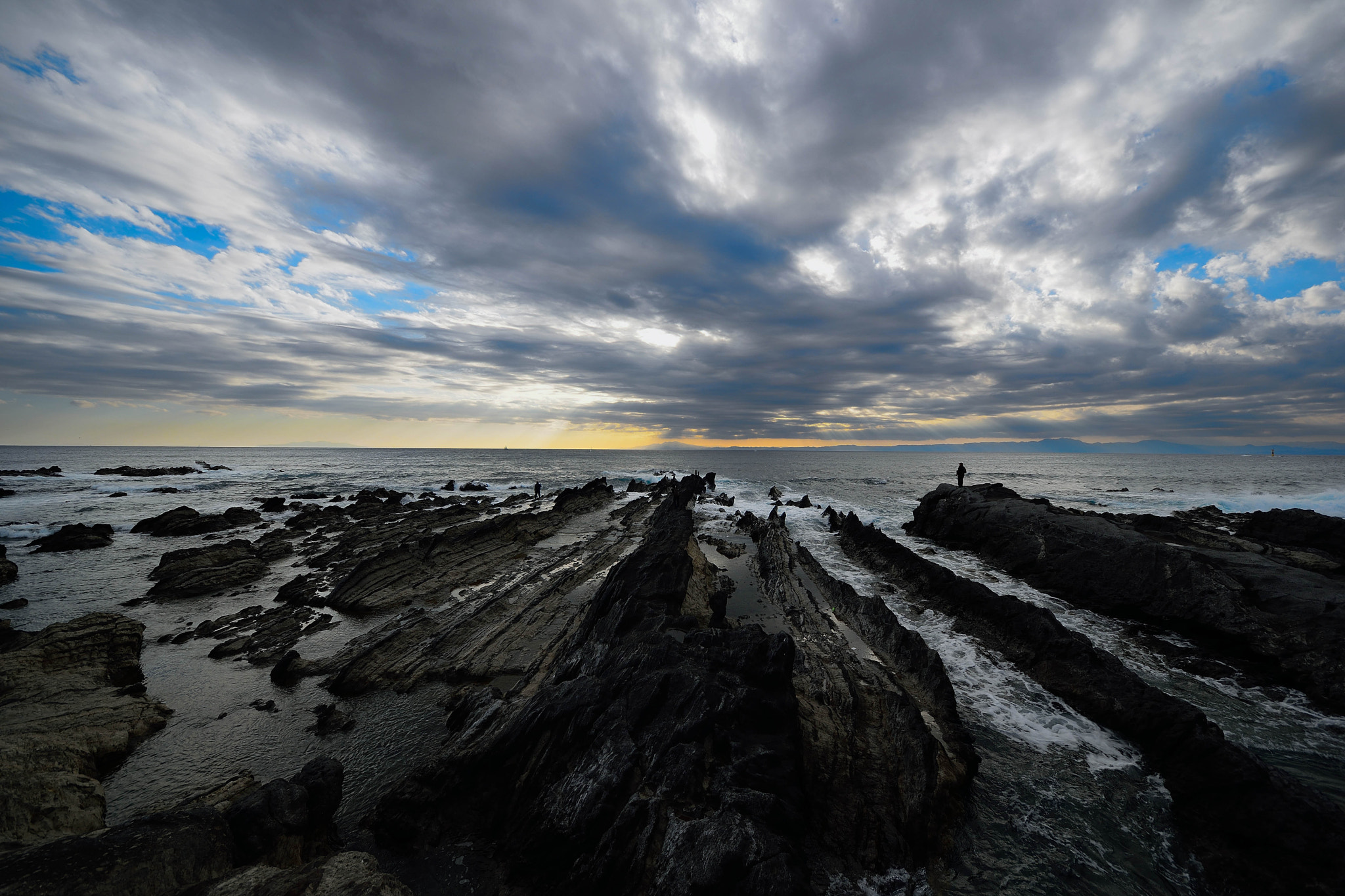 Sigma 8-16mm F4.5-5.6 DC HSM sample photo. Arasaki coast 20160221 photography