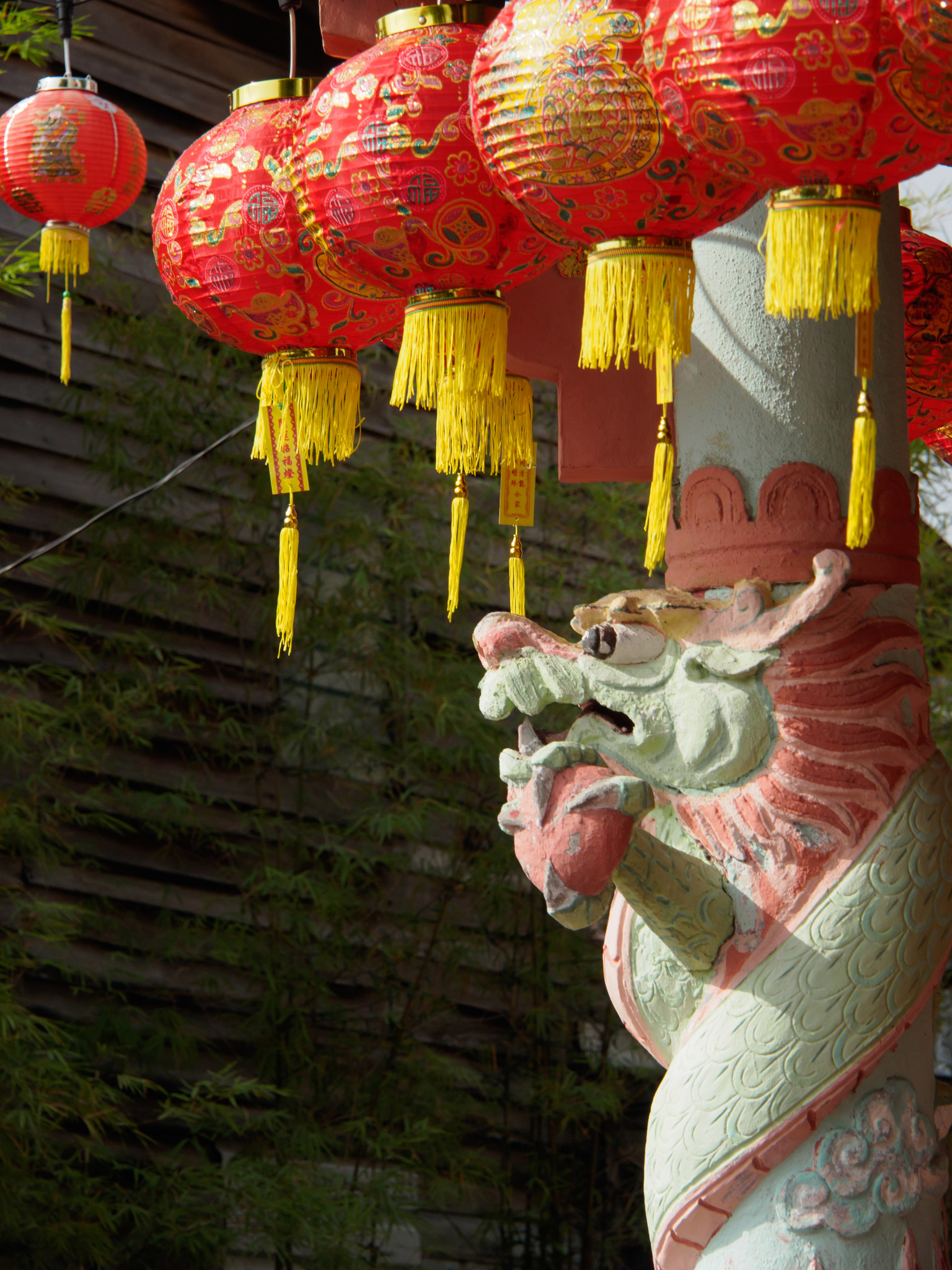 Olympus PEN E-P3 sample photo. Clan jetty temple photography