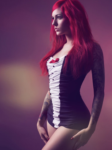 Hasselblad H4D sample photo. Red hair photography