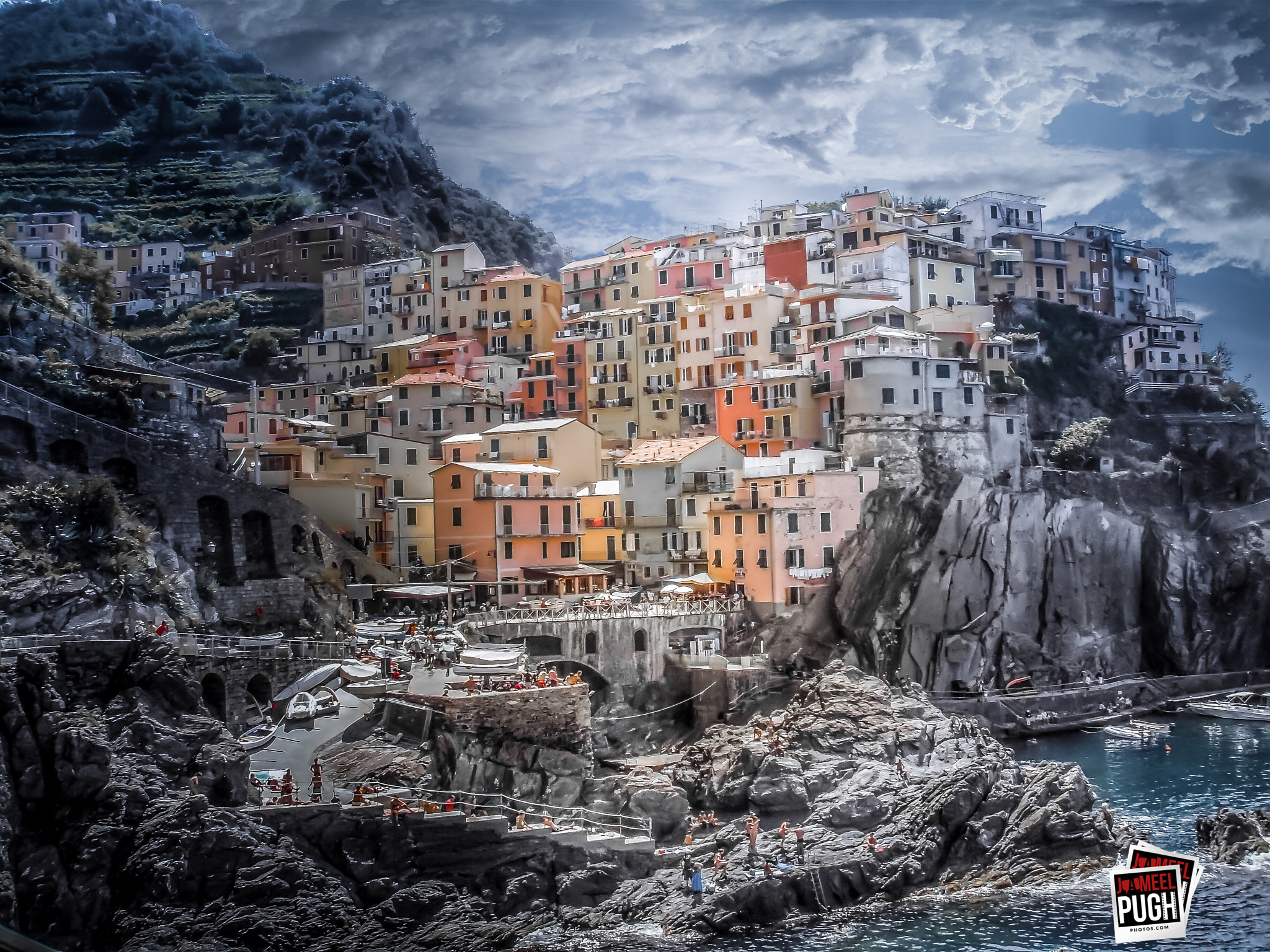 Olympus u550WP,S550WP sample photo. The cinque terre is a string of centuries-old seas ... photography