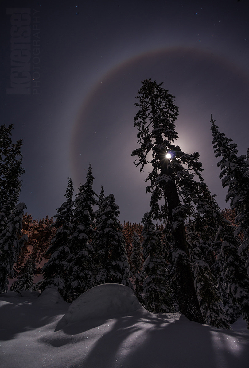 HD Pentax DA 15mm F4 ED AL Limited sample photo. Halo moon photography