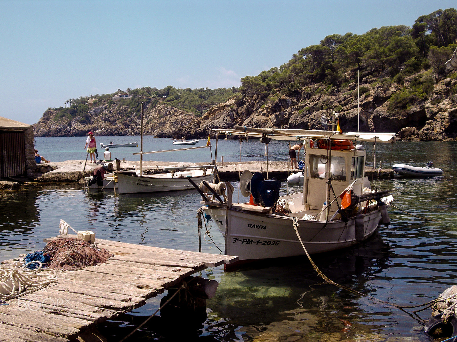 Pentax OPTIO A30 sample photo. Ibiza cala el tio del bigot photography