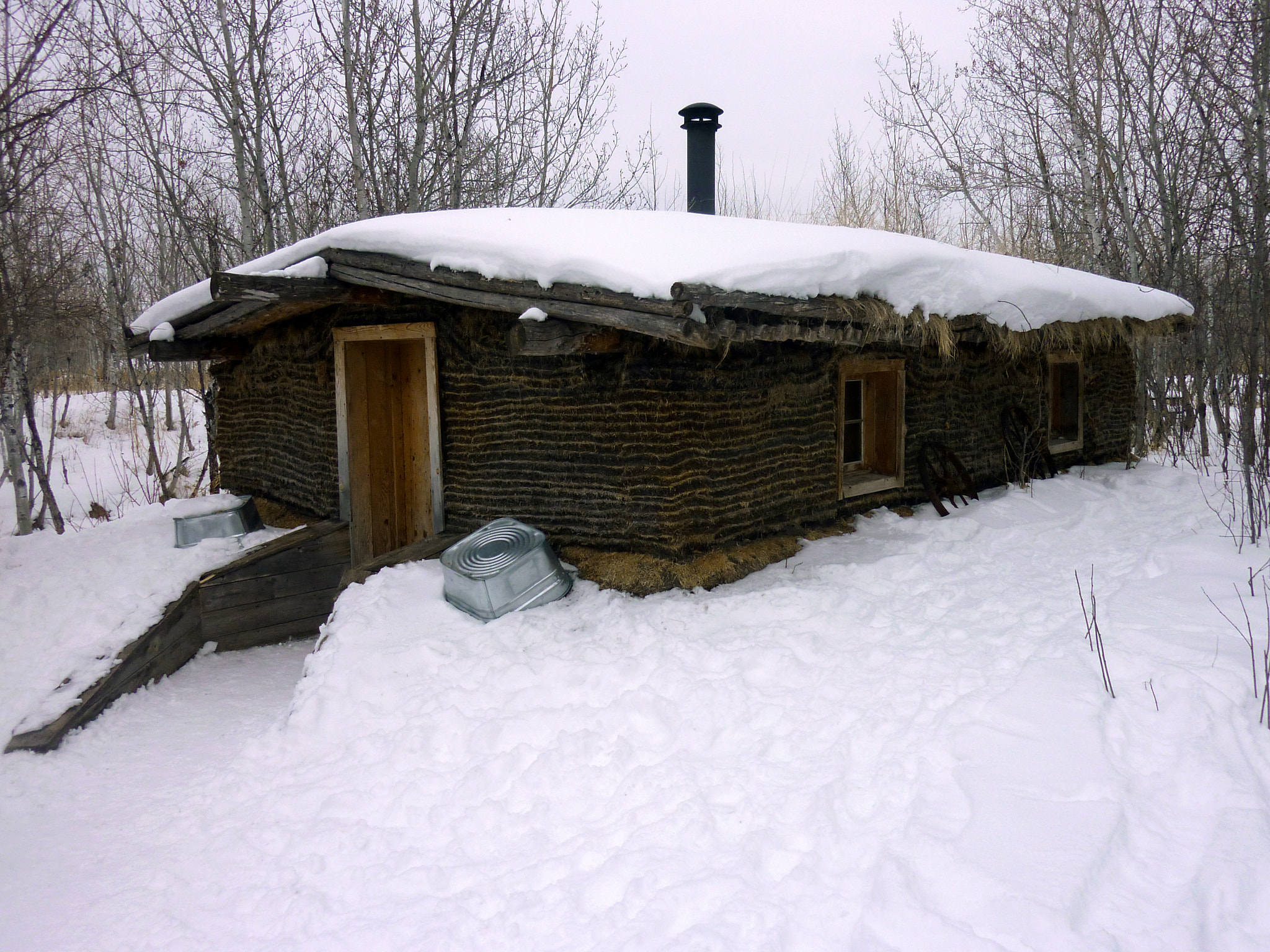 Panasonic DMC-ZR1 sample photo. Old sod house photography