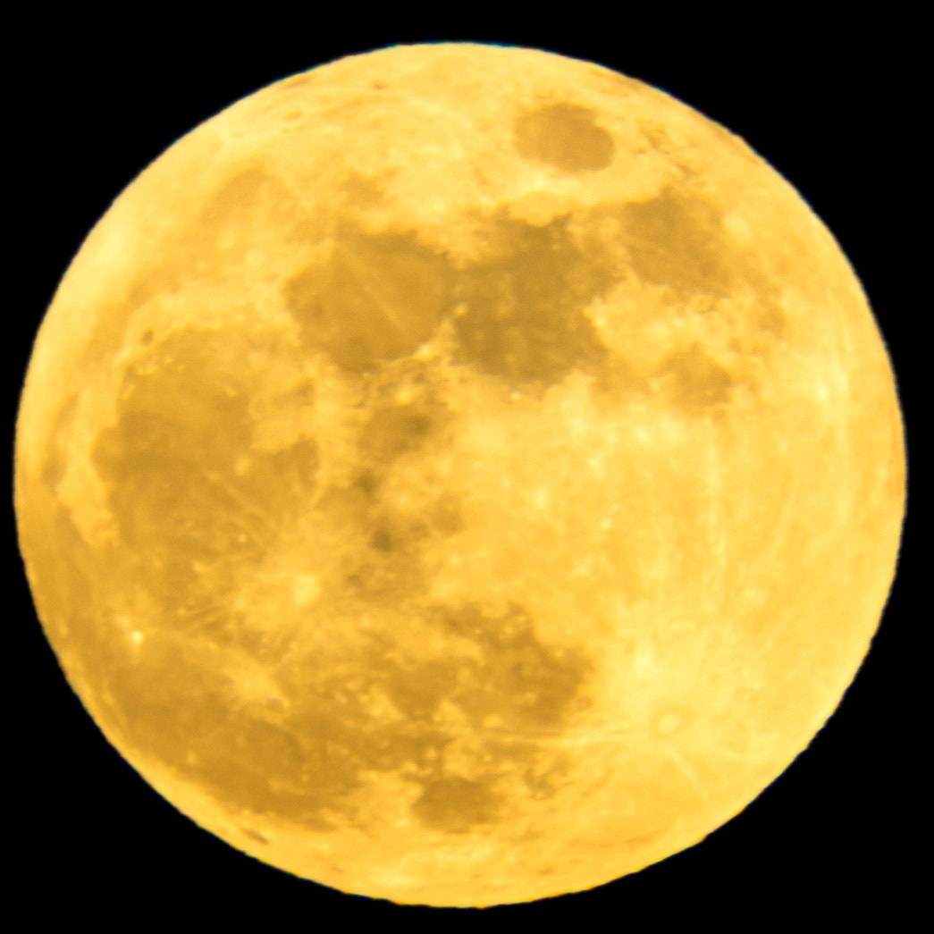 Pentax K-3 sample photo. Full moon photography