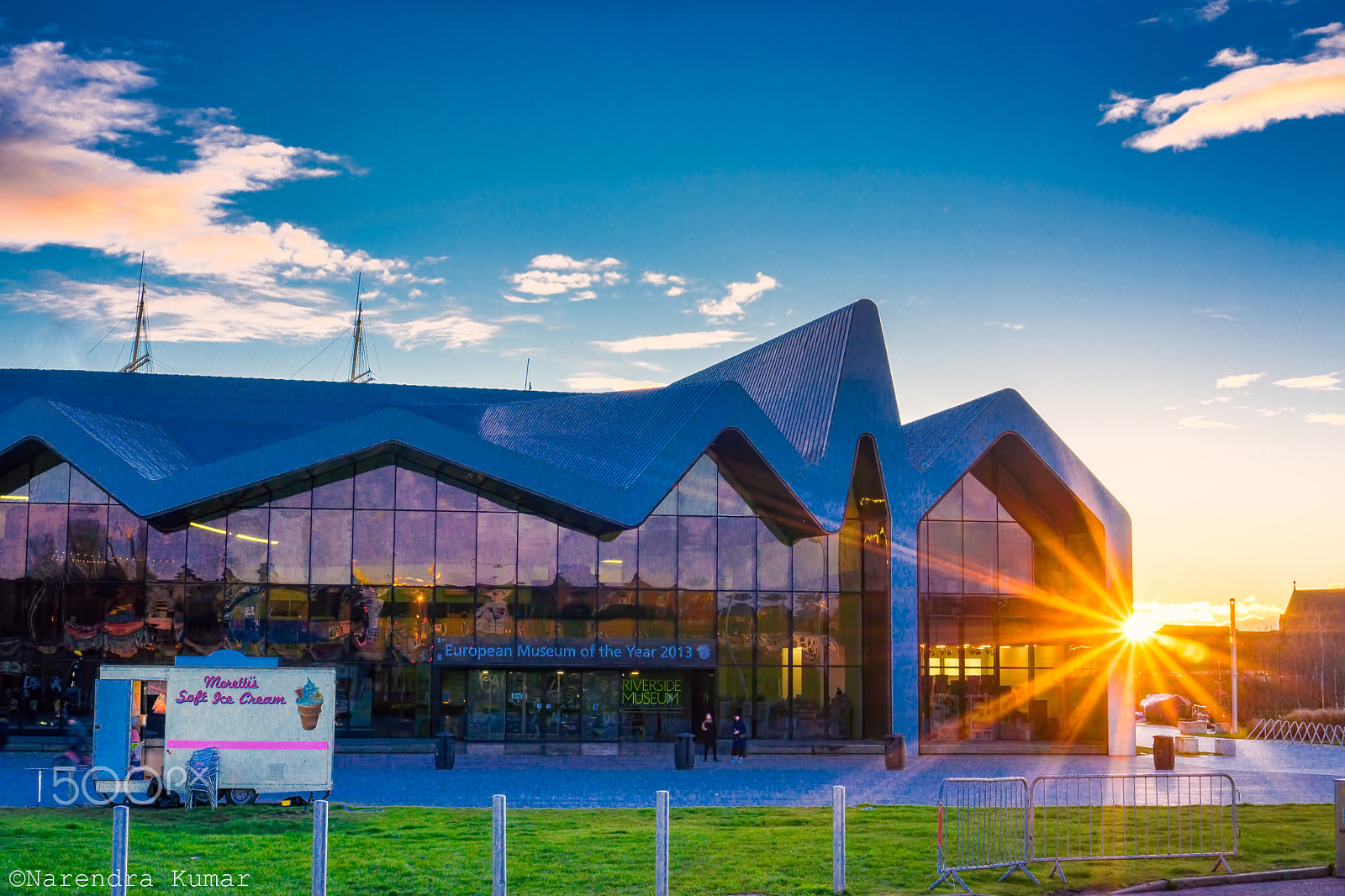 Sony E 35mm F1.8 OSS sample photo. Riverside museum in glasgow on a sunny day photography