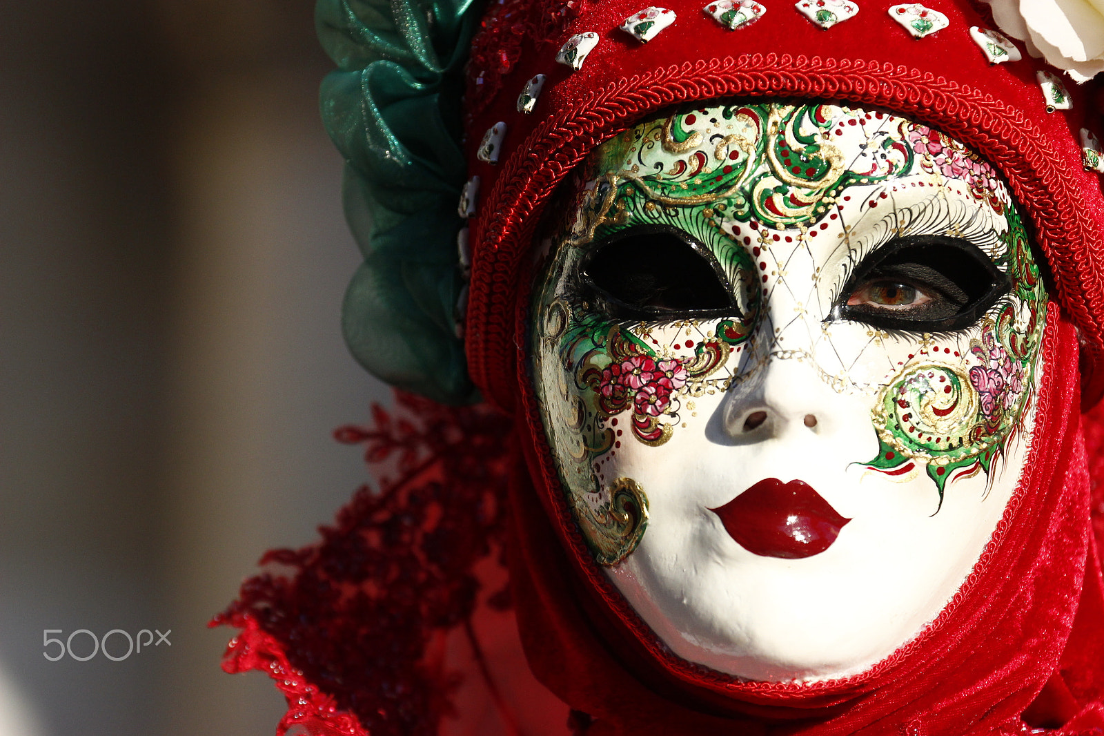 Canon EF 70-300mm F4-5.6L IS USM sample photo. Italian mask photography