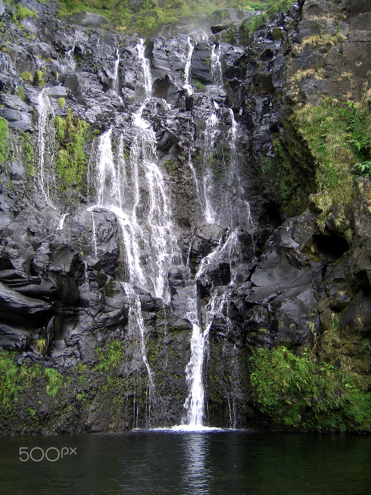 CASIO QV-R51 sample photo. Small waterfall photography