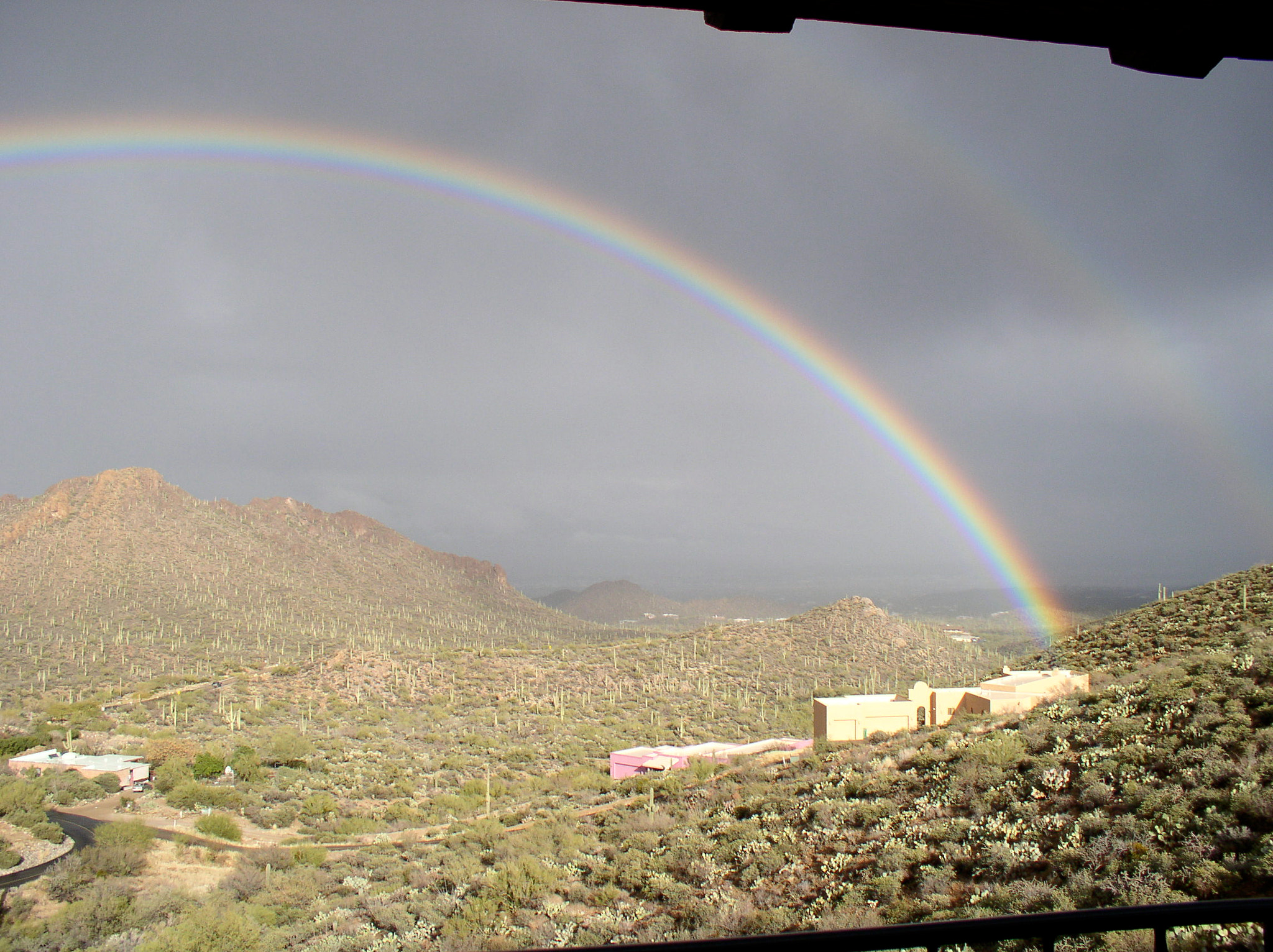Olympus C4100Z,C4000Z sample photo. Double rainbow photography