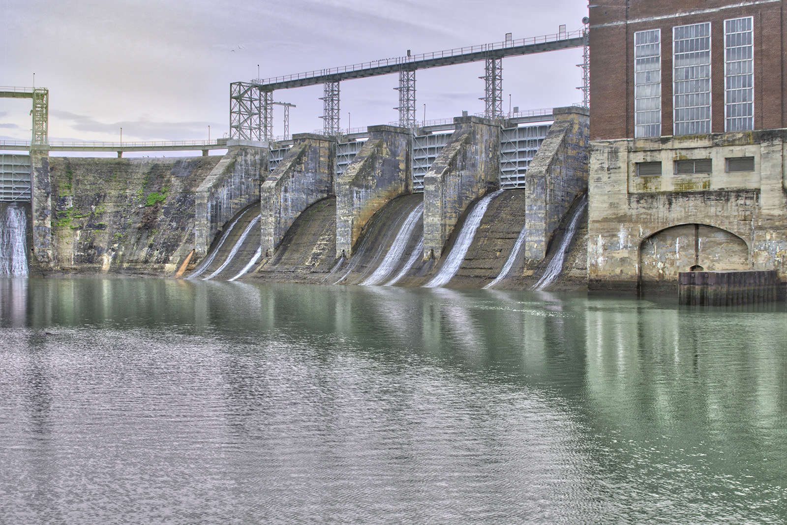 Canon EF 28-135mm F3.5-5.6 IS USM sample photo. Lake wylie dam photography