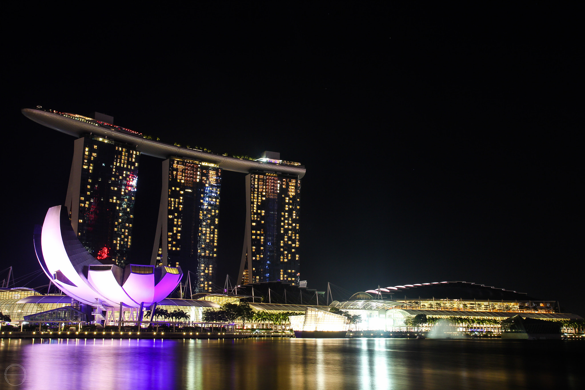 Canon EOS 600D (Rebel EOS T3i / EOS Kiss X5) sample photo. Marina bay sands photography