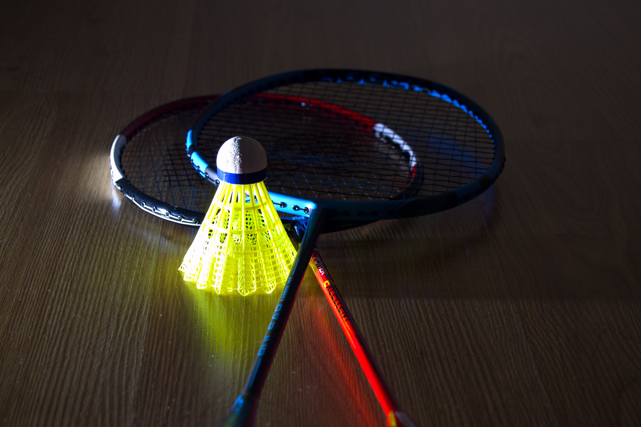 18.00 - 55.00 mm f/3.5 - 5.6 sample photo. Badminton equipment photography