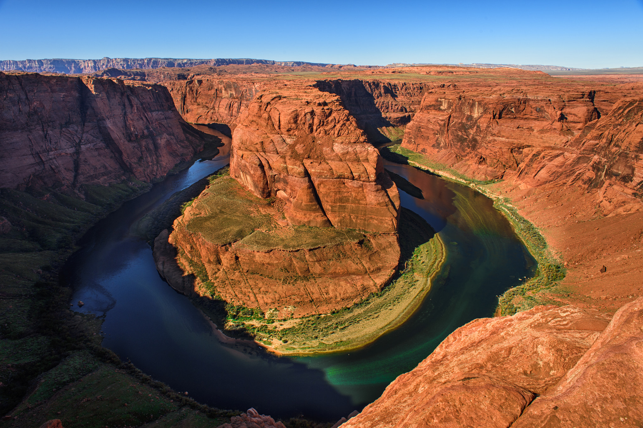 Nikon Df + Nikon AF Nikkor 20mm F2.8D sample photo. Horseshoe bend photography