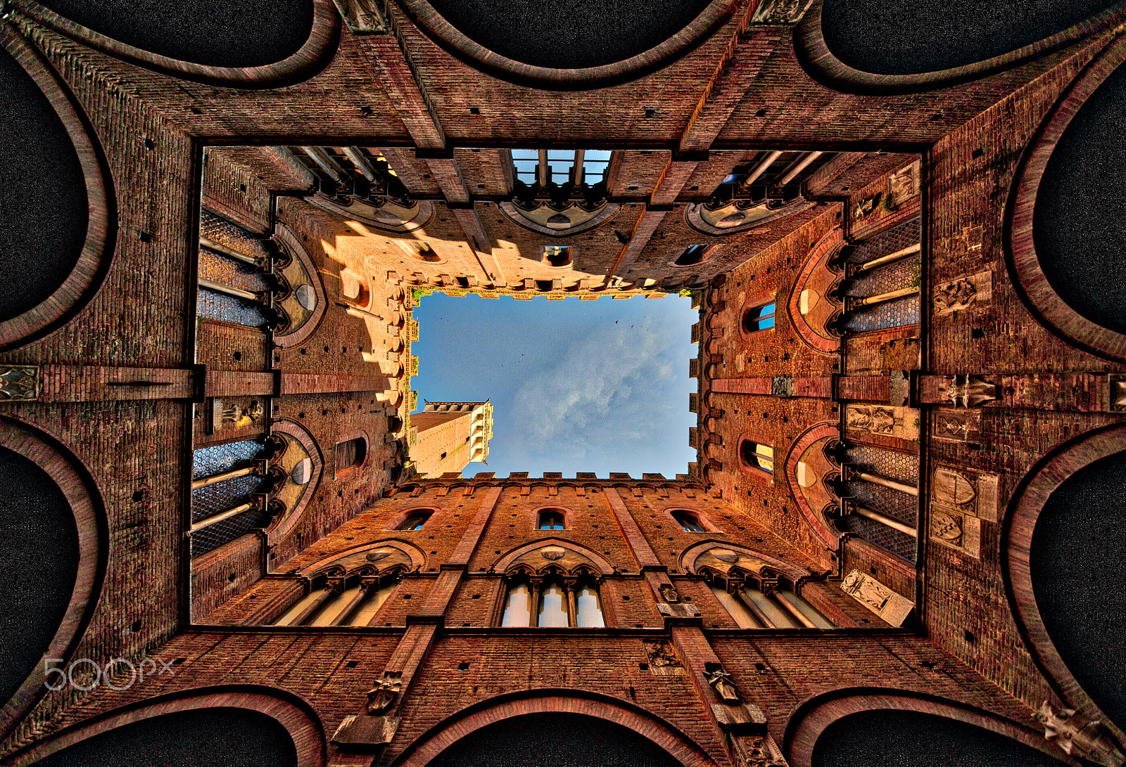 Sigma 12-24mm F4.5-5.6 II DG HSM sample photo. Siena tower hdr photography