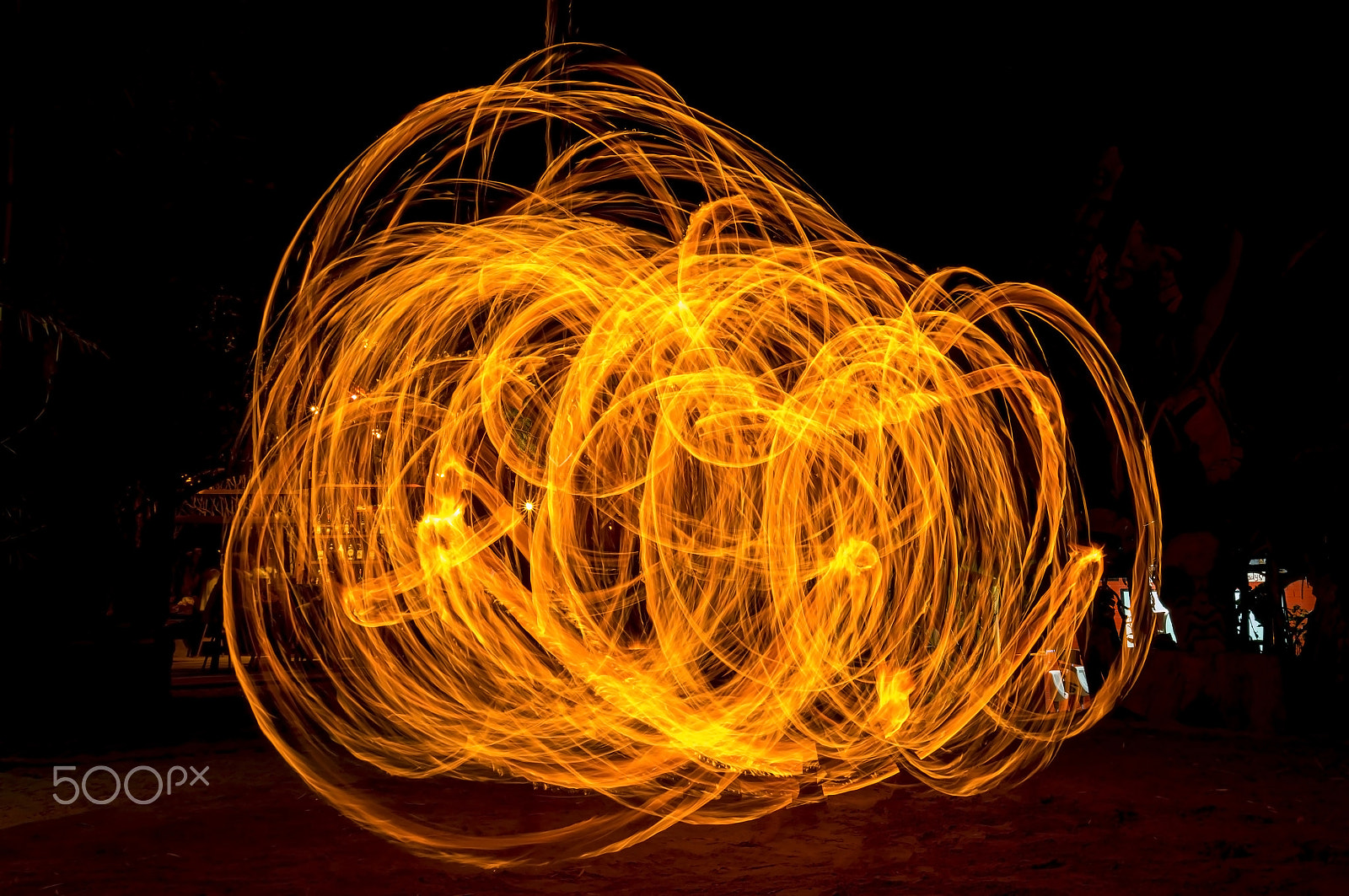 Canon EF 16-35mm F2.8L II USM sample photo. Fire flaming trails photography