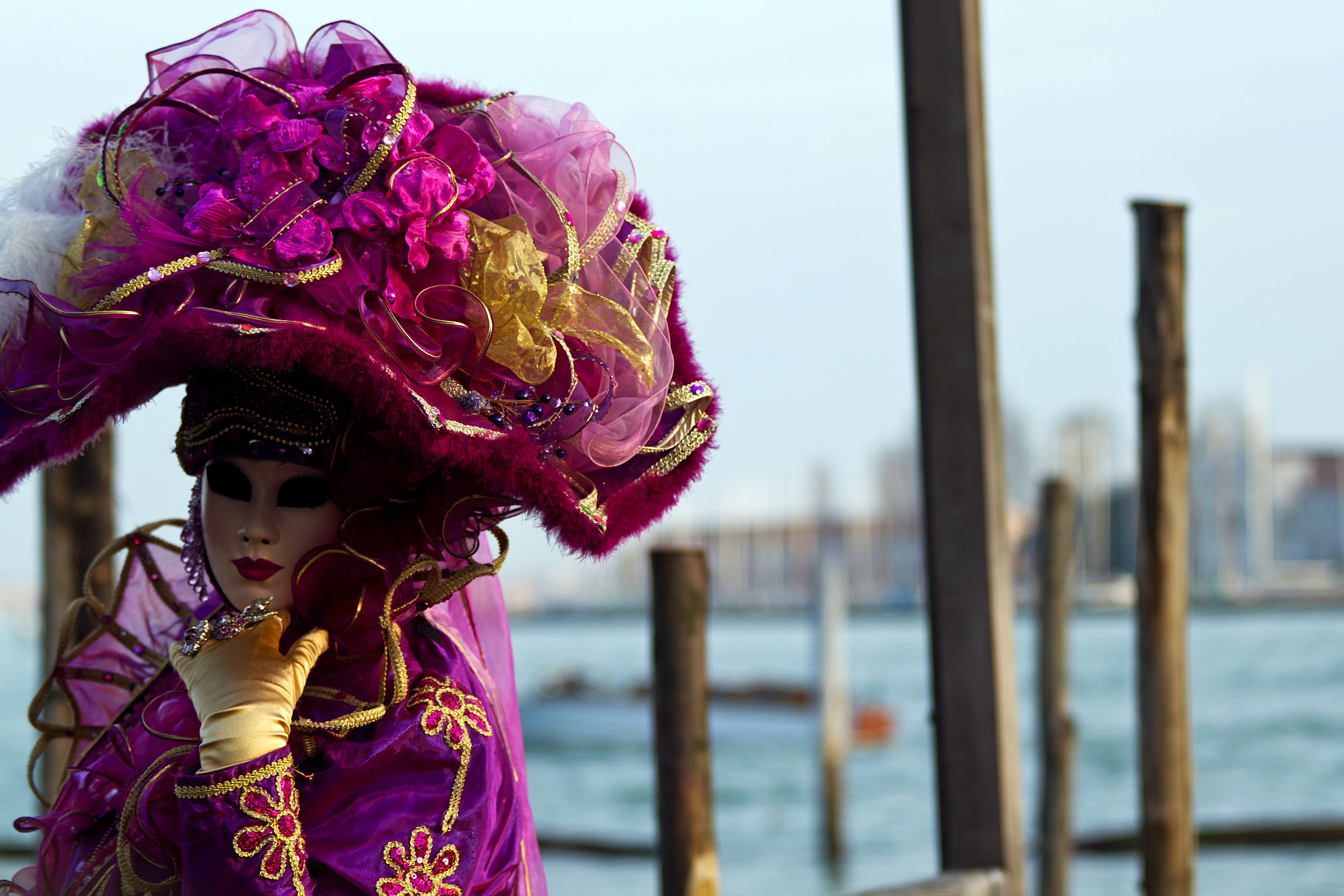 Canon EF 70-200mm F2.8L USM sample photo. Venice carnival photography