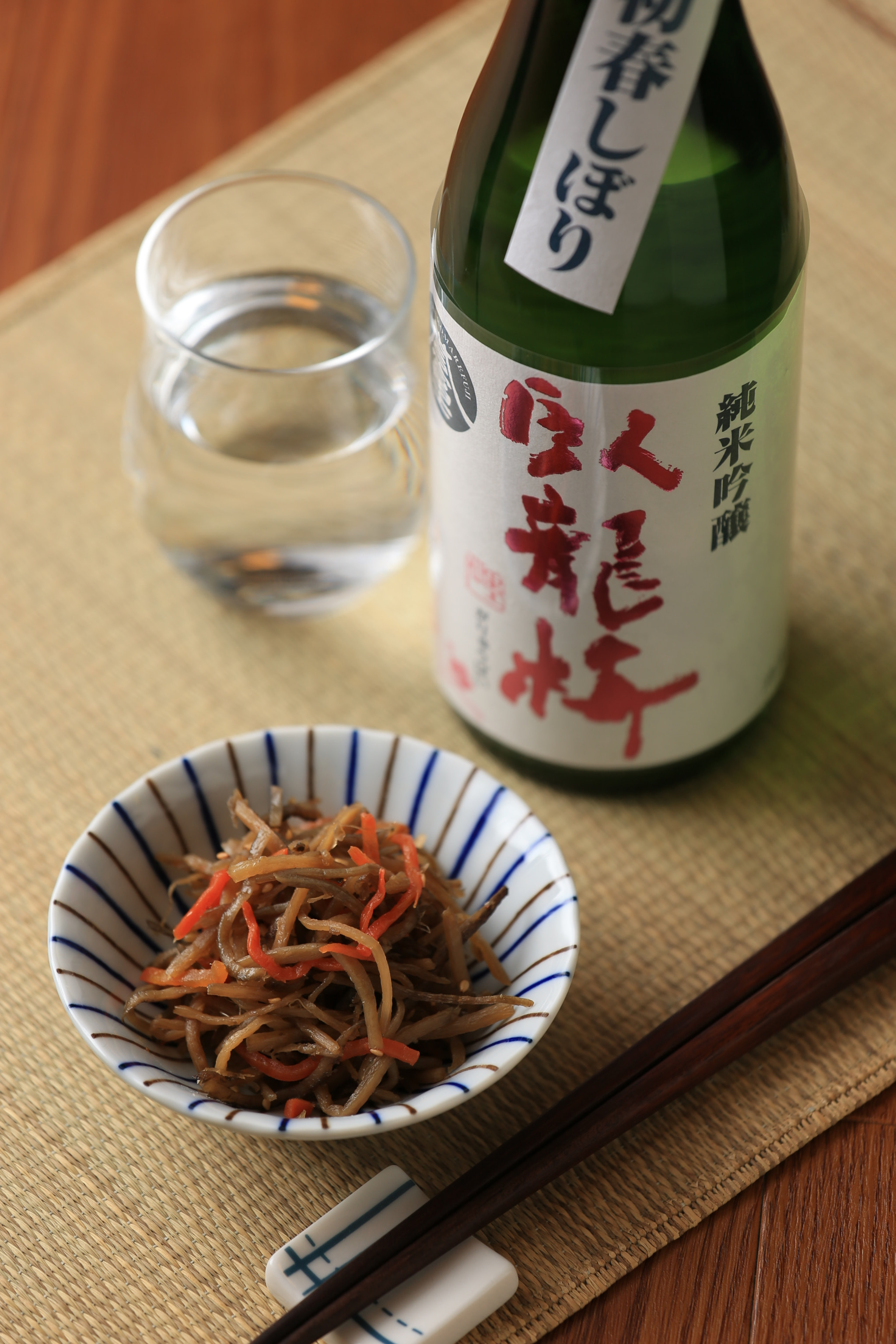 Canon EF 70-200mm F4L IS USM sample photo. きんぴらとお酒 photography