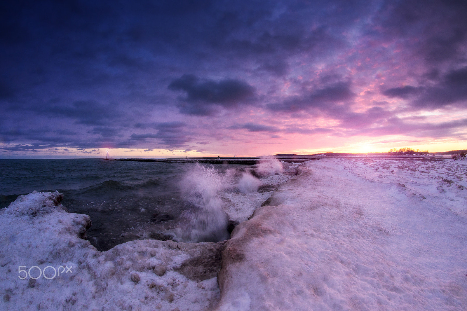 Nikon D610 + Samyang 8mm F3.5 Aspherical IF MC Fisheye sample photo. Sodus sunrise photography
