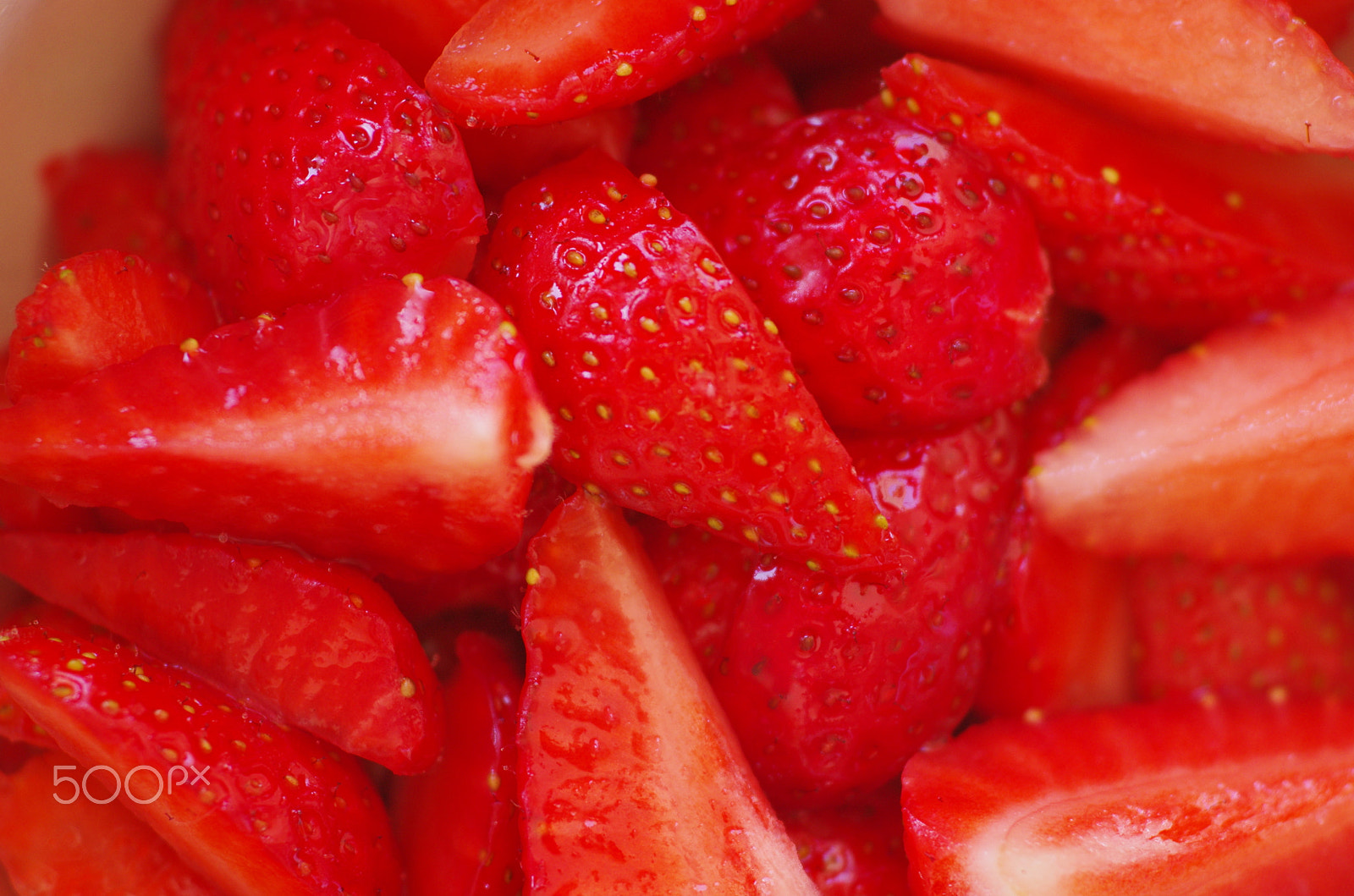Pentax K-5 sample photo. Strawberry market photography