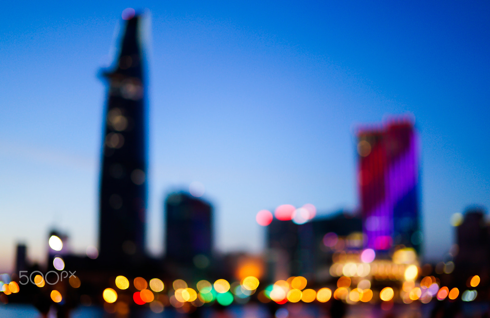 Sony Planar T* 50mm F1.4 ZA SSM sample photo. Saigon twillight bokeh photography