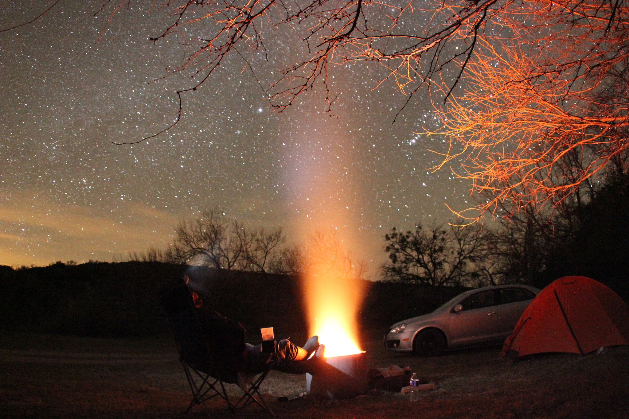 Canon EF 15mm F2.8 Fisheye sample photo. Texas feburary night under the stars photography