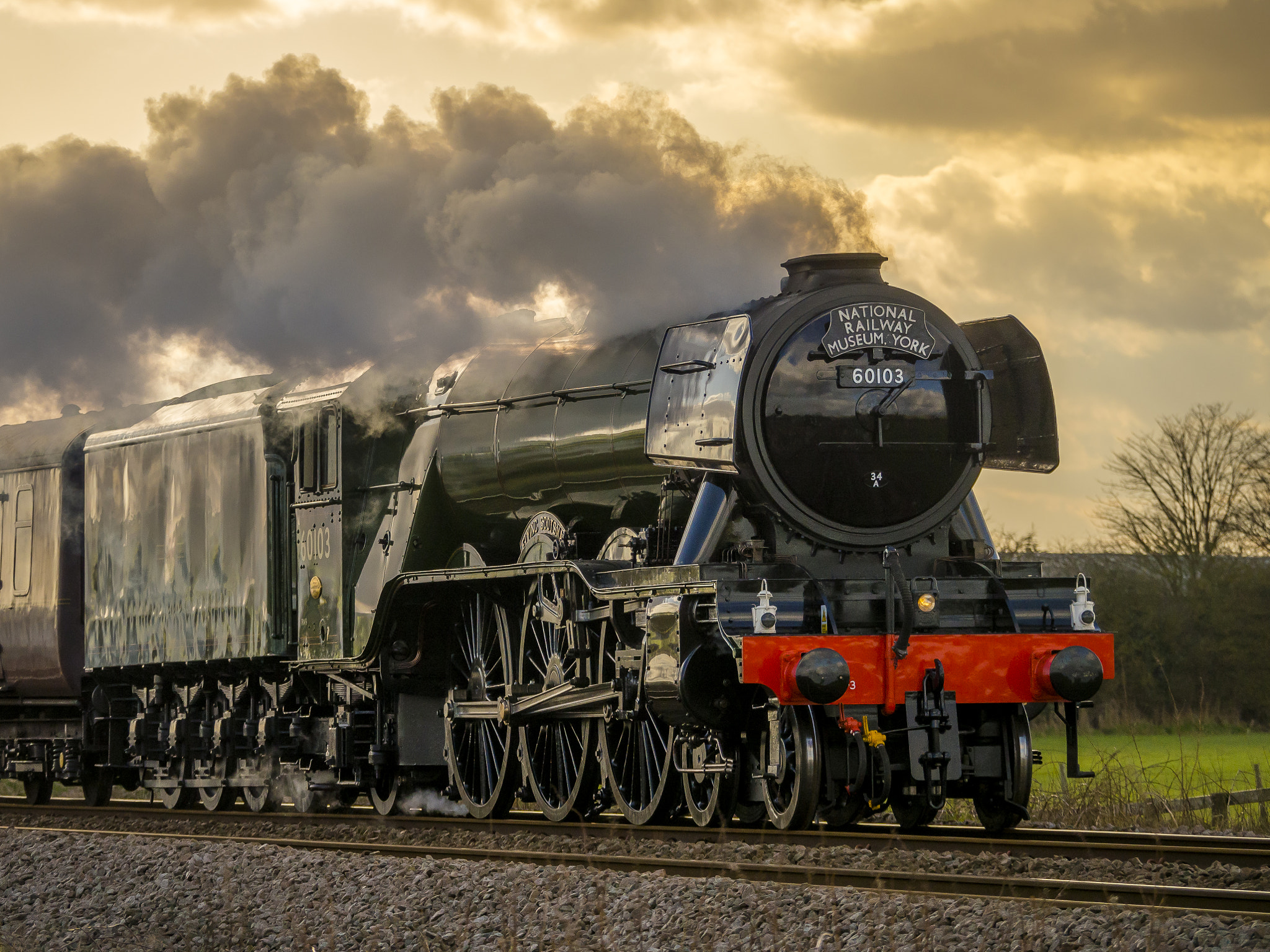 Olympus OM-D E-M5 sample photo. Lner class a3 60103 flying scotsman photography