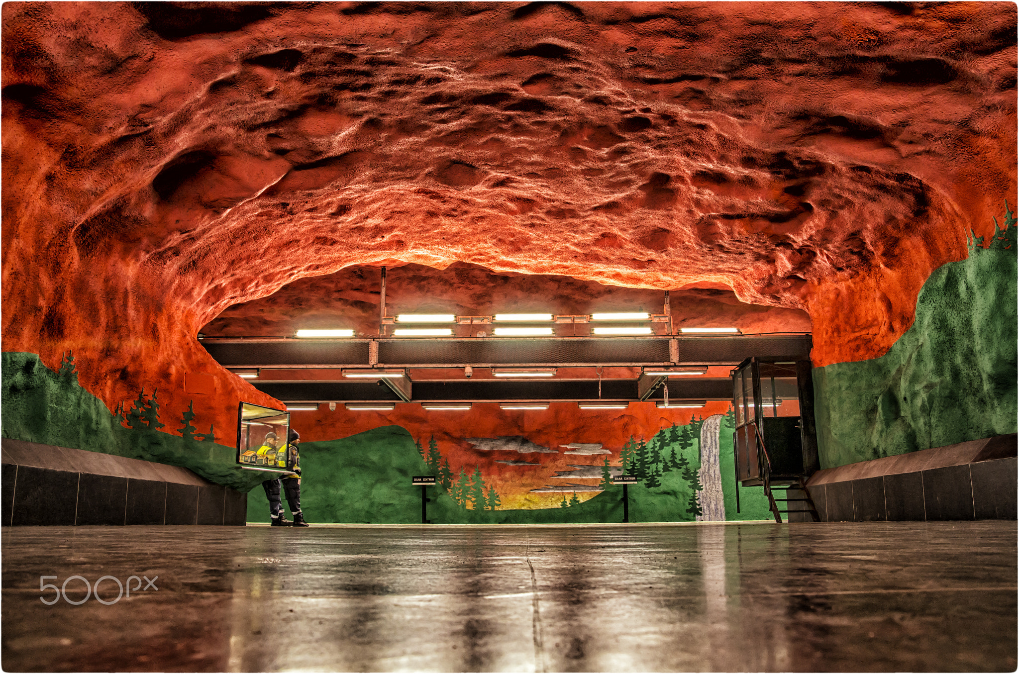 Solna Centrum - Tunnelbana - Stockholm