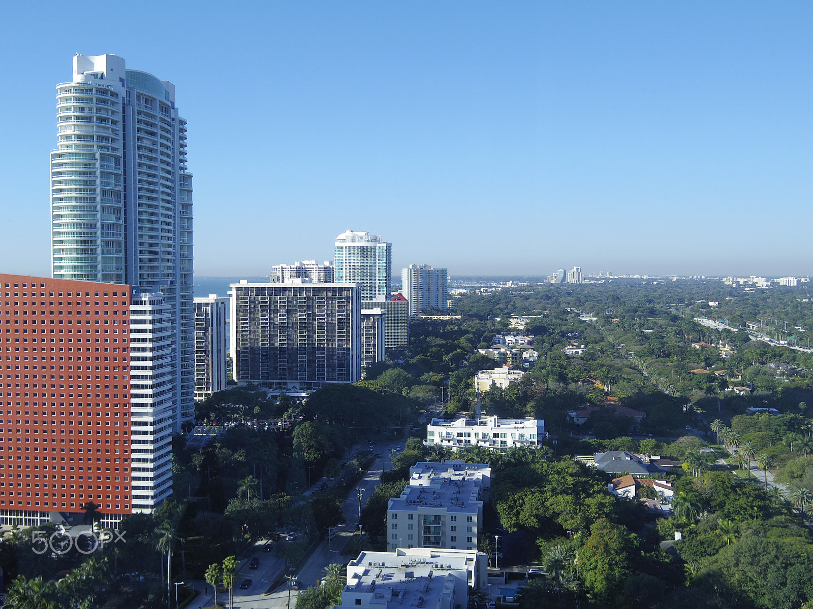 Pentax 01 Standard Prime sample photo. Downtown miami photography