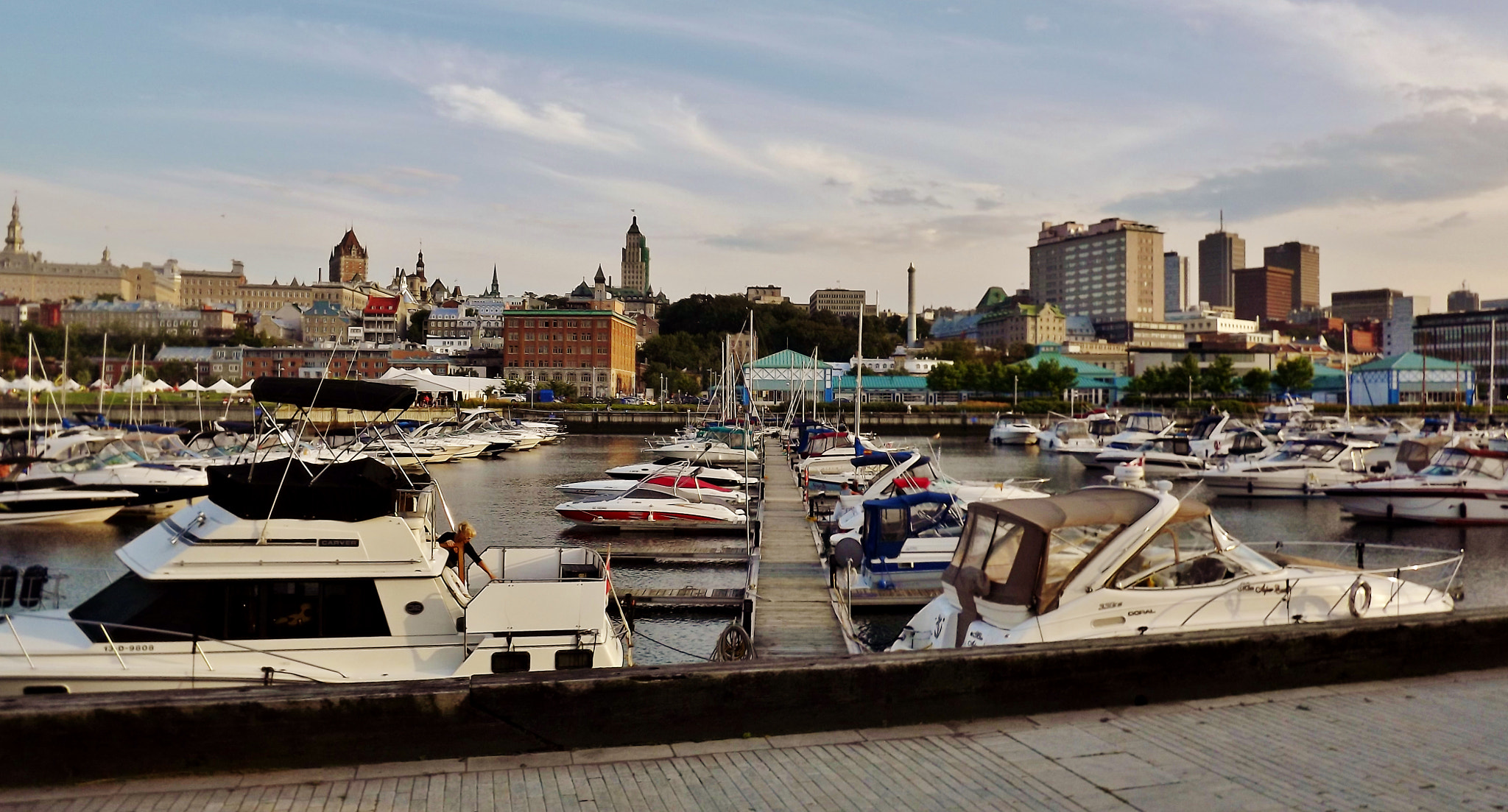 Fujifilm FinePix S3400 sample photo. The marina &amp; the city photography