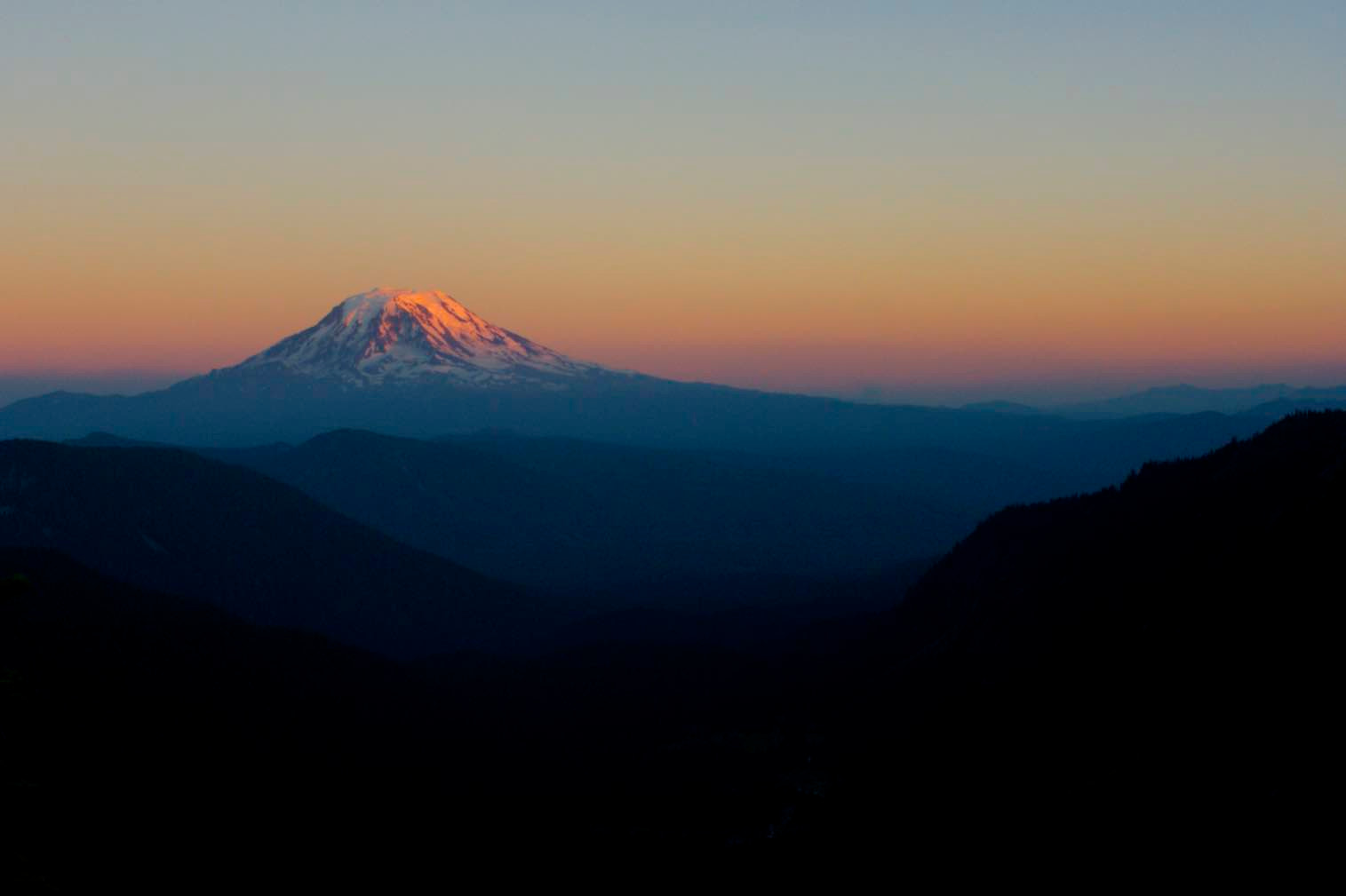 Canon EF 28mm F1.8 USM sample photo. Mt. adams sunset photography