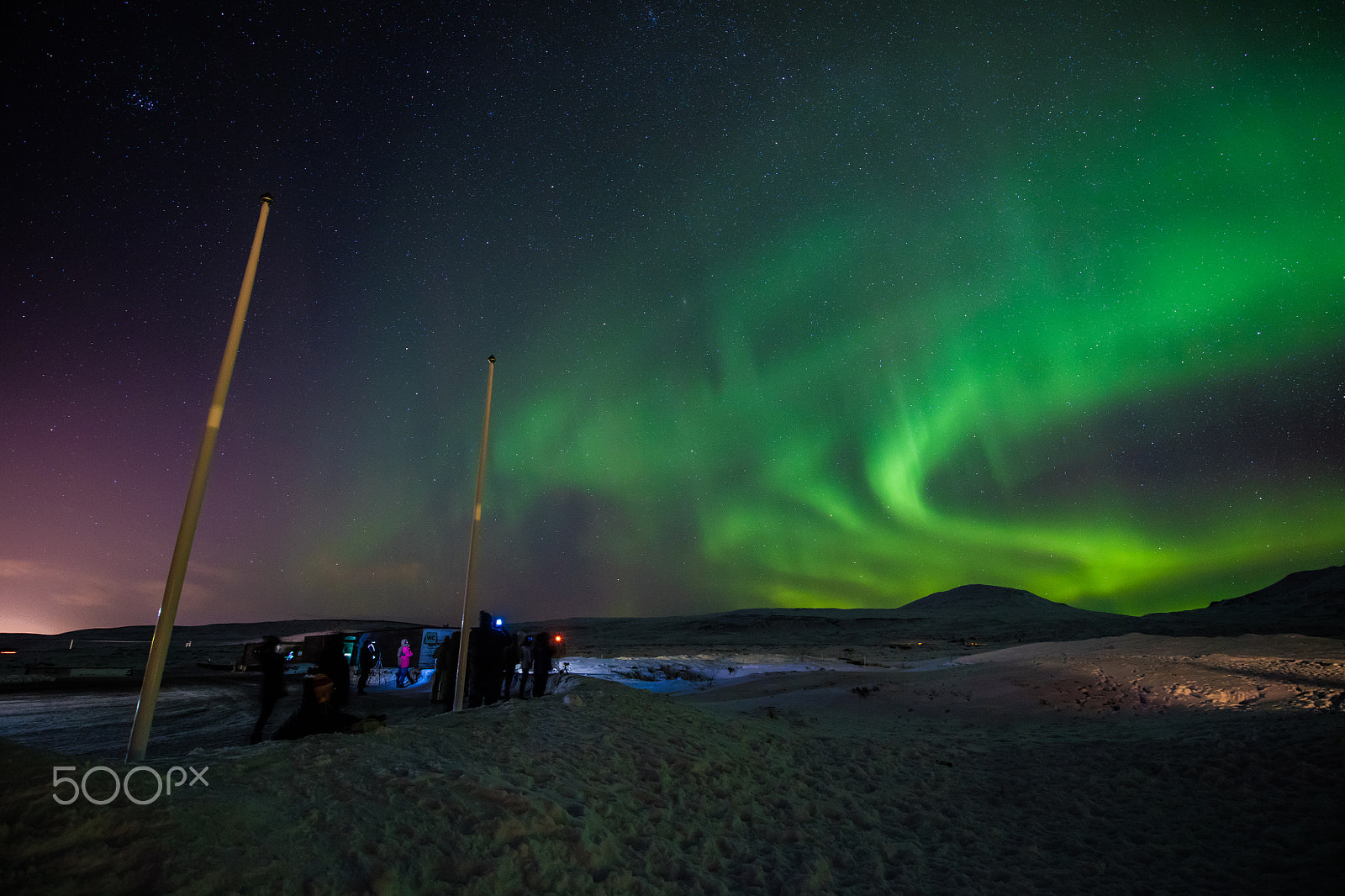 Canon EOS 5DS R + Canon EF 300mm f/2.8L sample photo. Northern lights in iceland photography