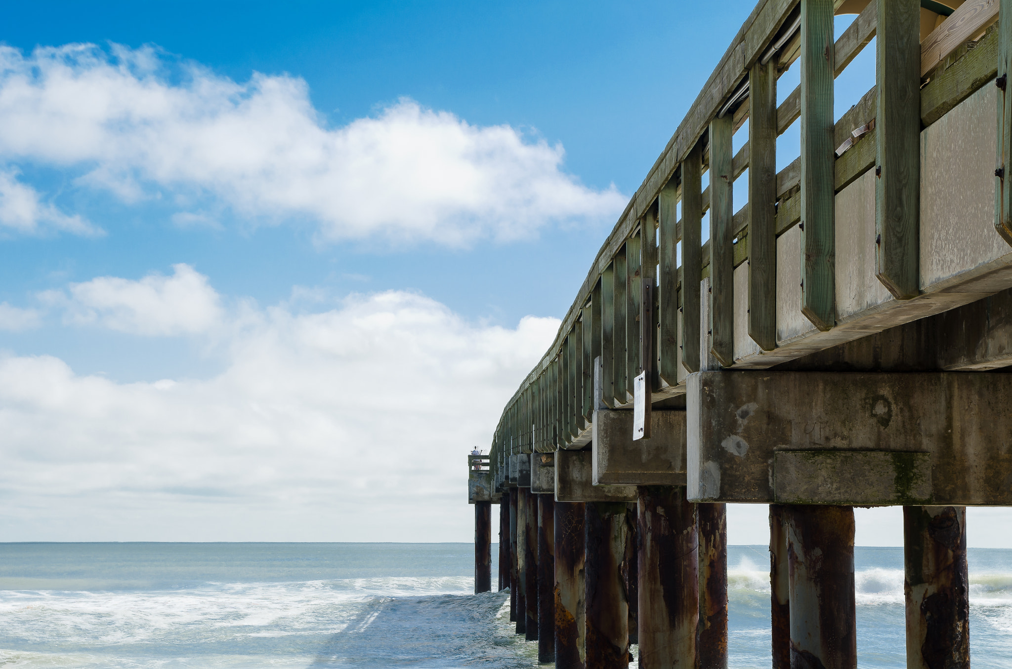 Nikon D7100 + Sigma 24-70mm F2.8 EX DG Macro sample photo. Saint augustine pier photography