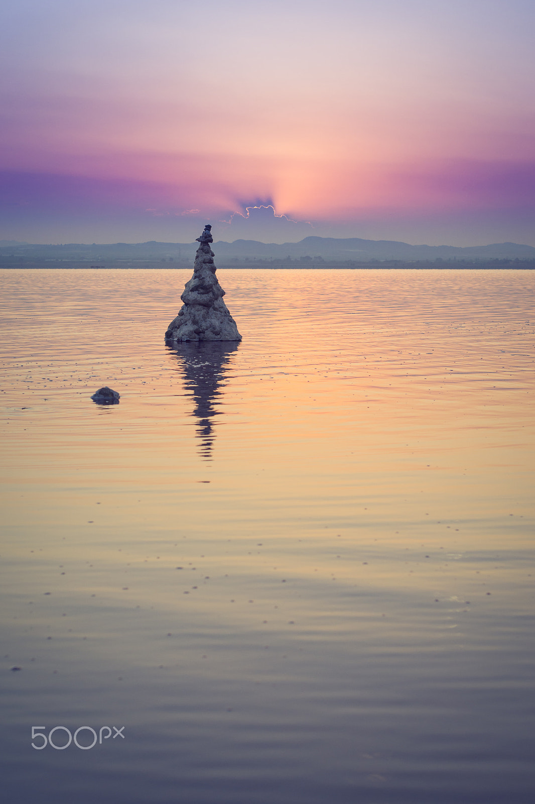 Nikon D3100 + Sigma 50mm F1.4 EX DG HSM sample photo. Salt lake landscape, las salinas, torrevieja photography
