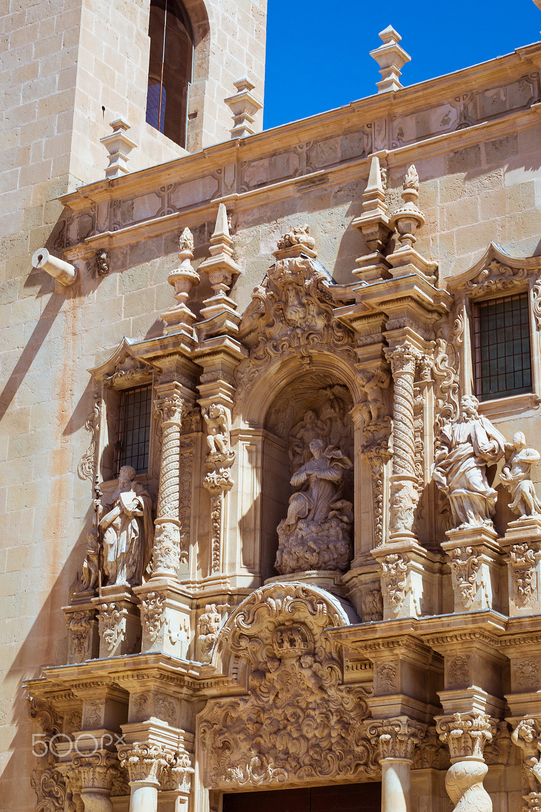 Nikon D3100 + Sigma 50mm F1.4 EX DG HSM sample photo. Basilica of santa maria, alicante, valencia, spain photography