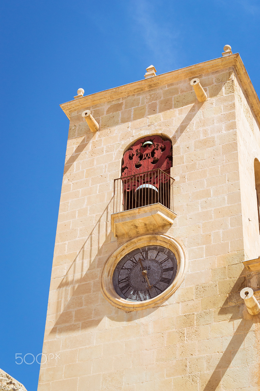 Nikon D3100 + Sigma 50mm F1.4 EX DG HSM sample photo. Tower basilica of santa maria, alicante, valencia, spain photography
