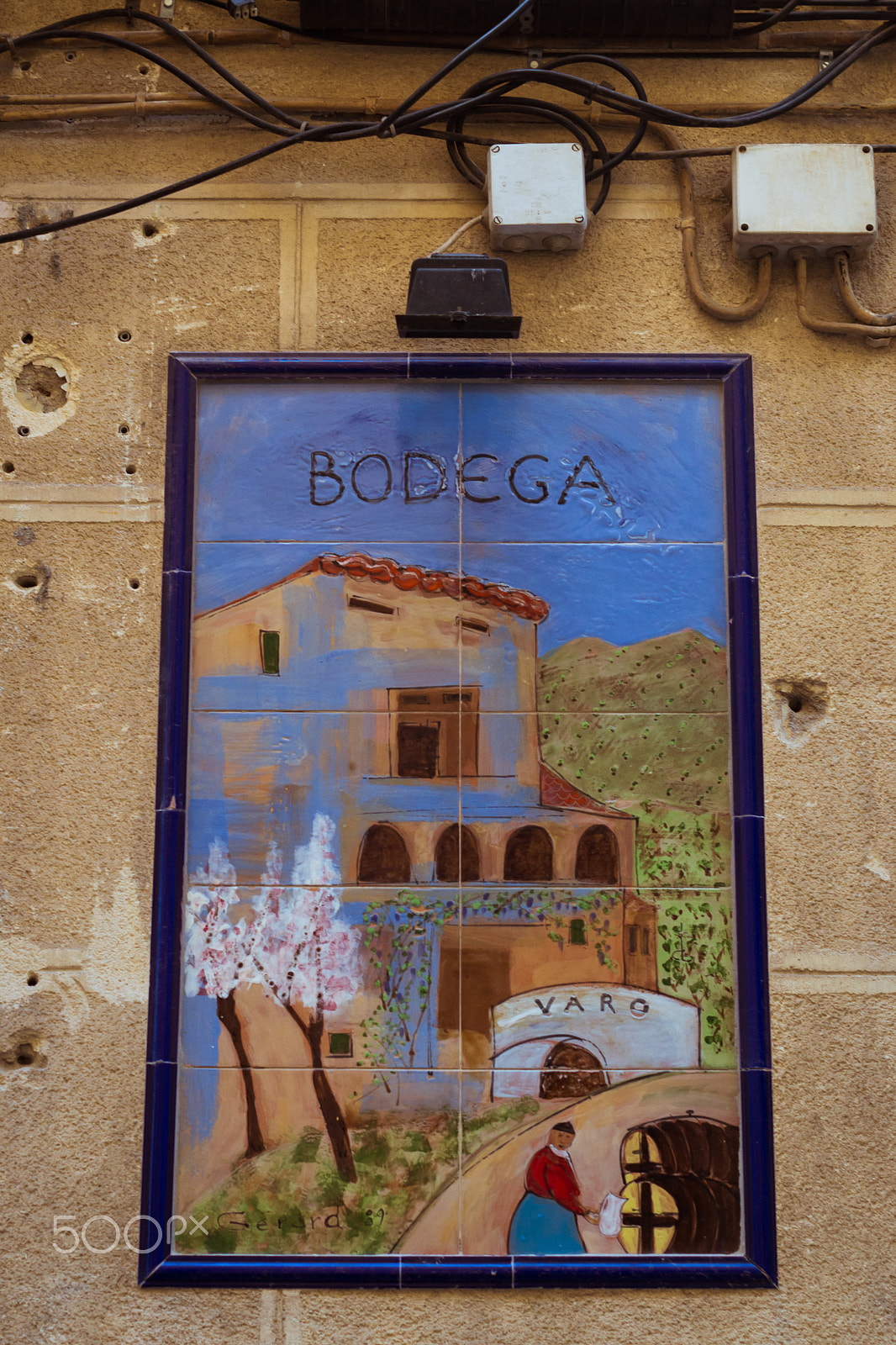 Nikon D3100 + Sigma 50mm F1.4 EX DG HSM sample photo. Murals on walls of popular tourist streets, alicante, valencia, photography