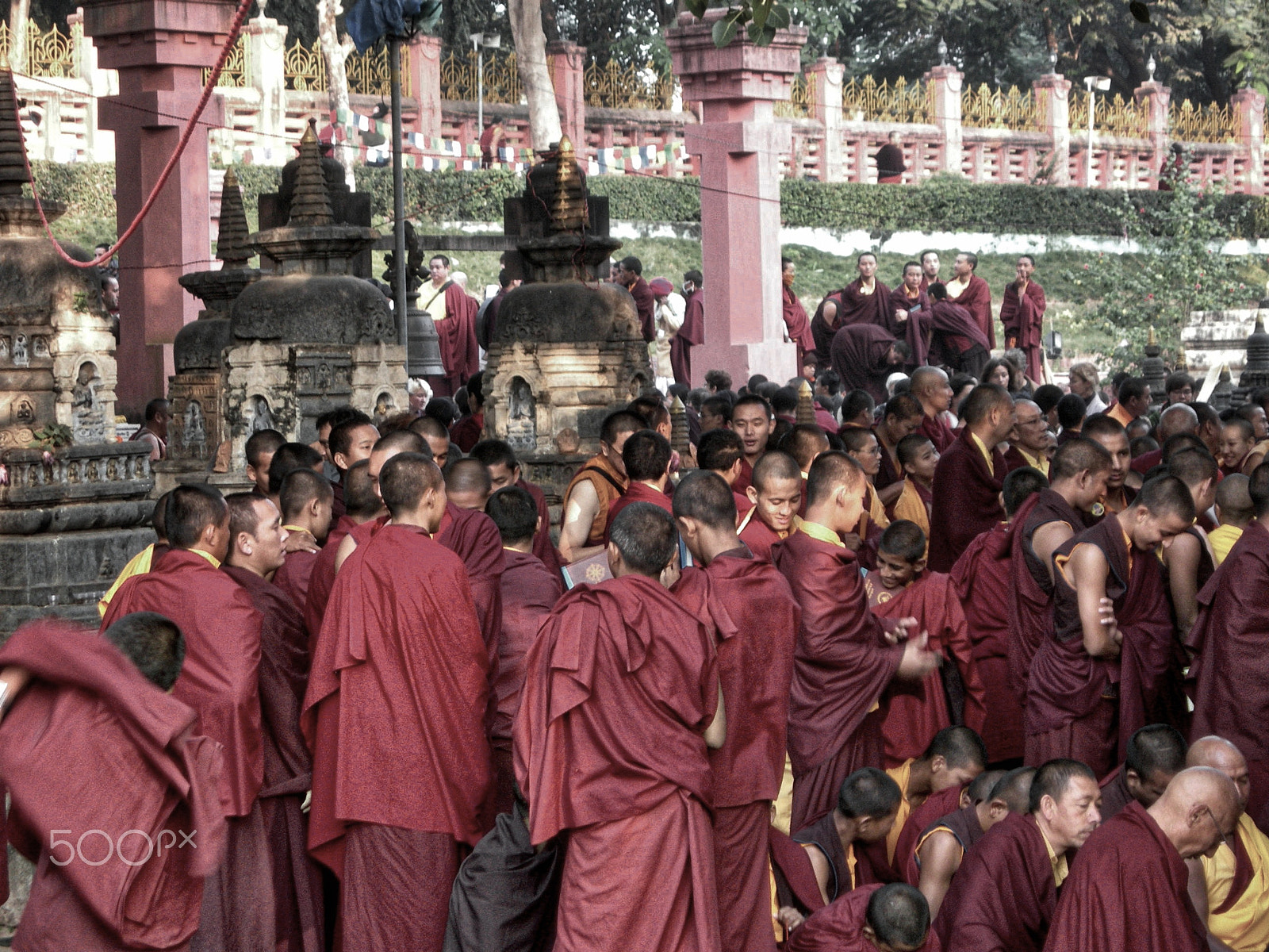 Nikon E7600 sample photo. Monks photography