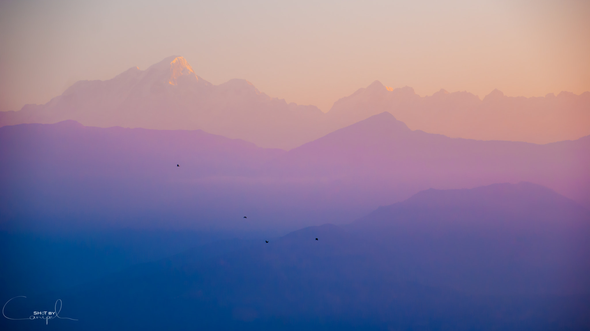 Sony Alpha DSLR-A330 sample photo. Himalayan morning. photography