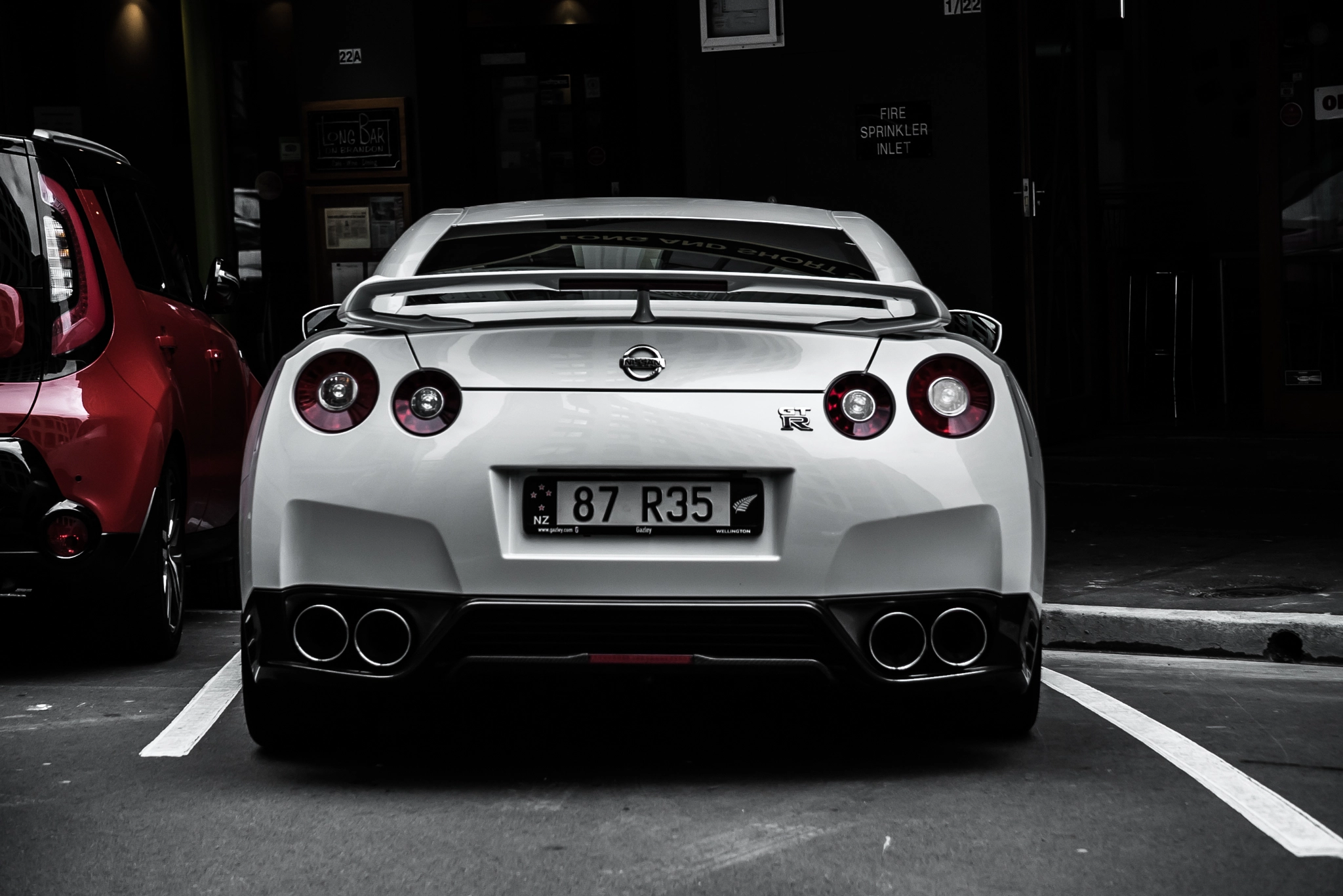 Sony a7S sample photo. 2013 nissan gtr photography
