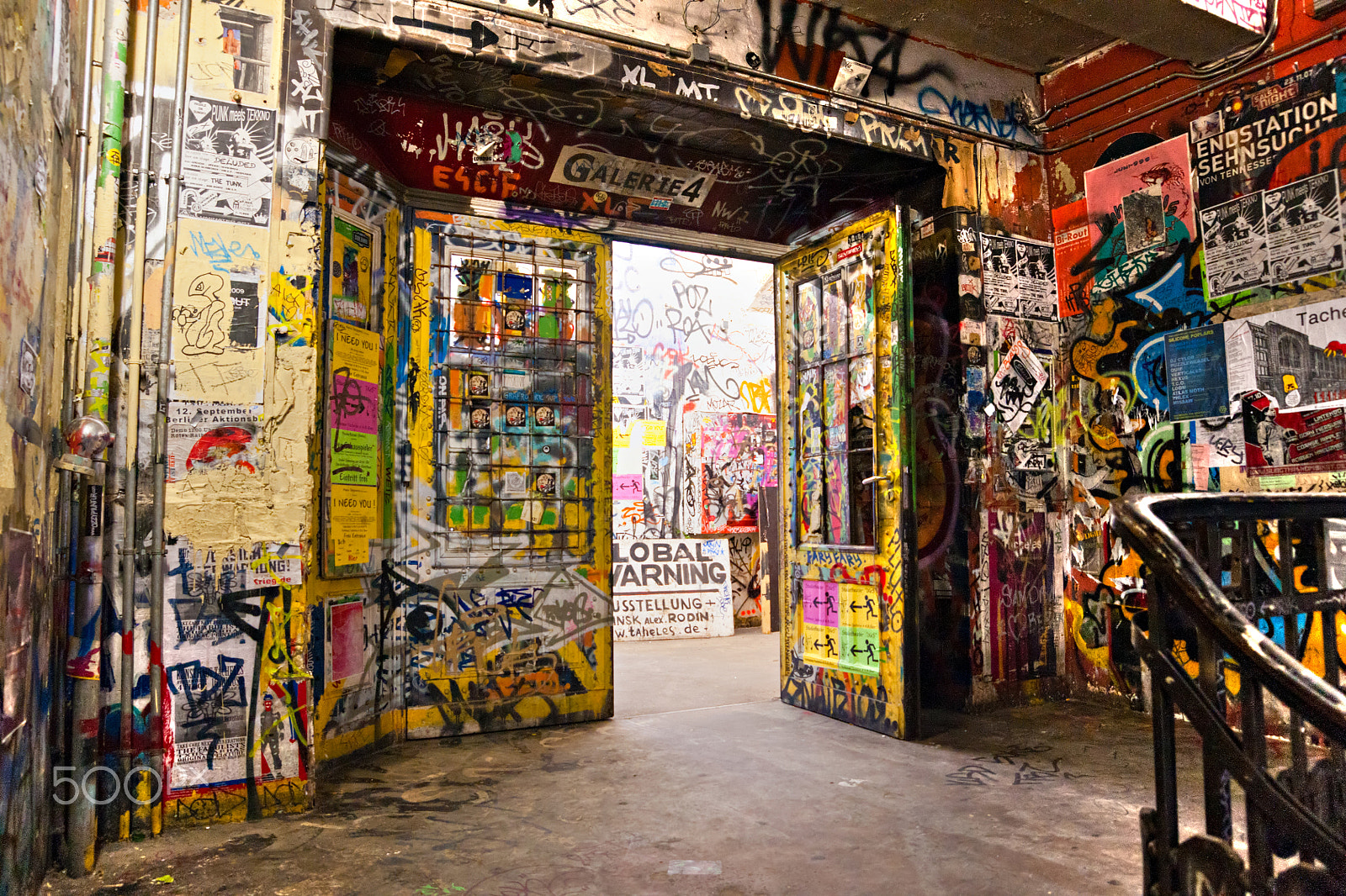 Sony Alpha DSLR-A700 sample photo. Berlin, january 8: the kunsthaus tacheles, formerly a department photography