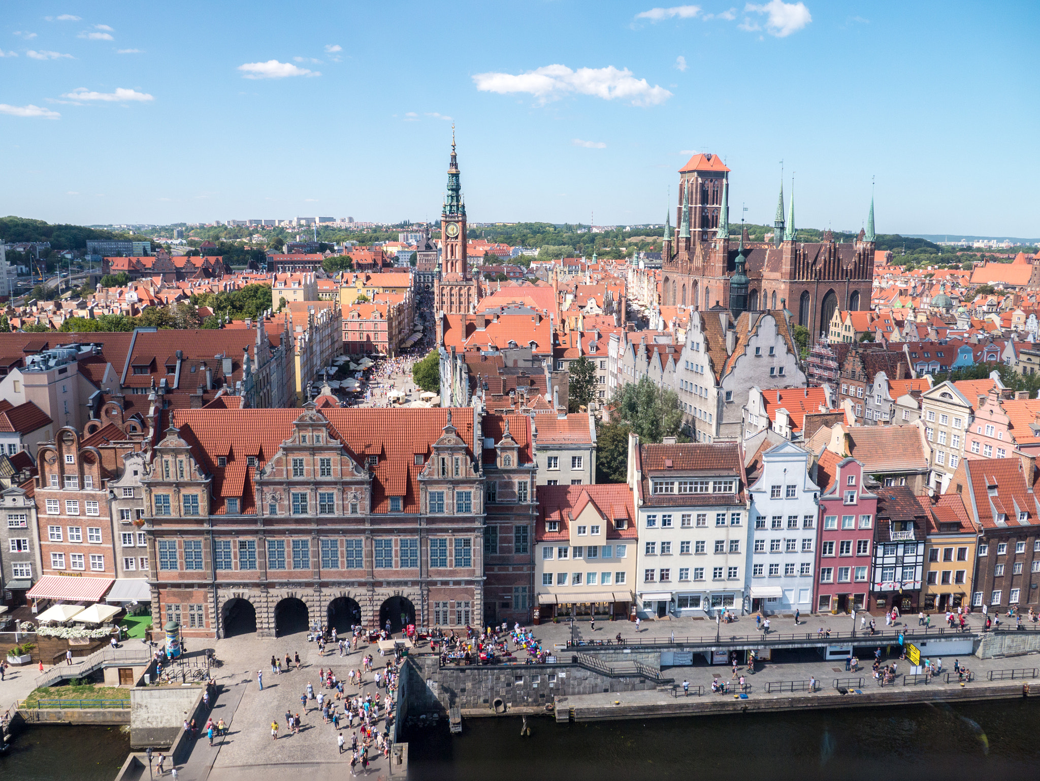 LUMIX G VARIO PZ 14-42/F3.5-5.6 sample photo. Gdansk cityscape photography