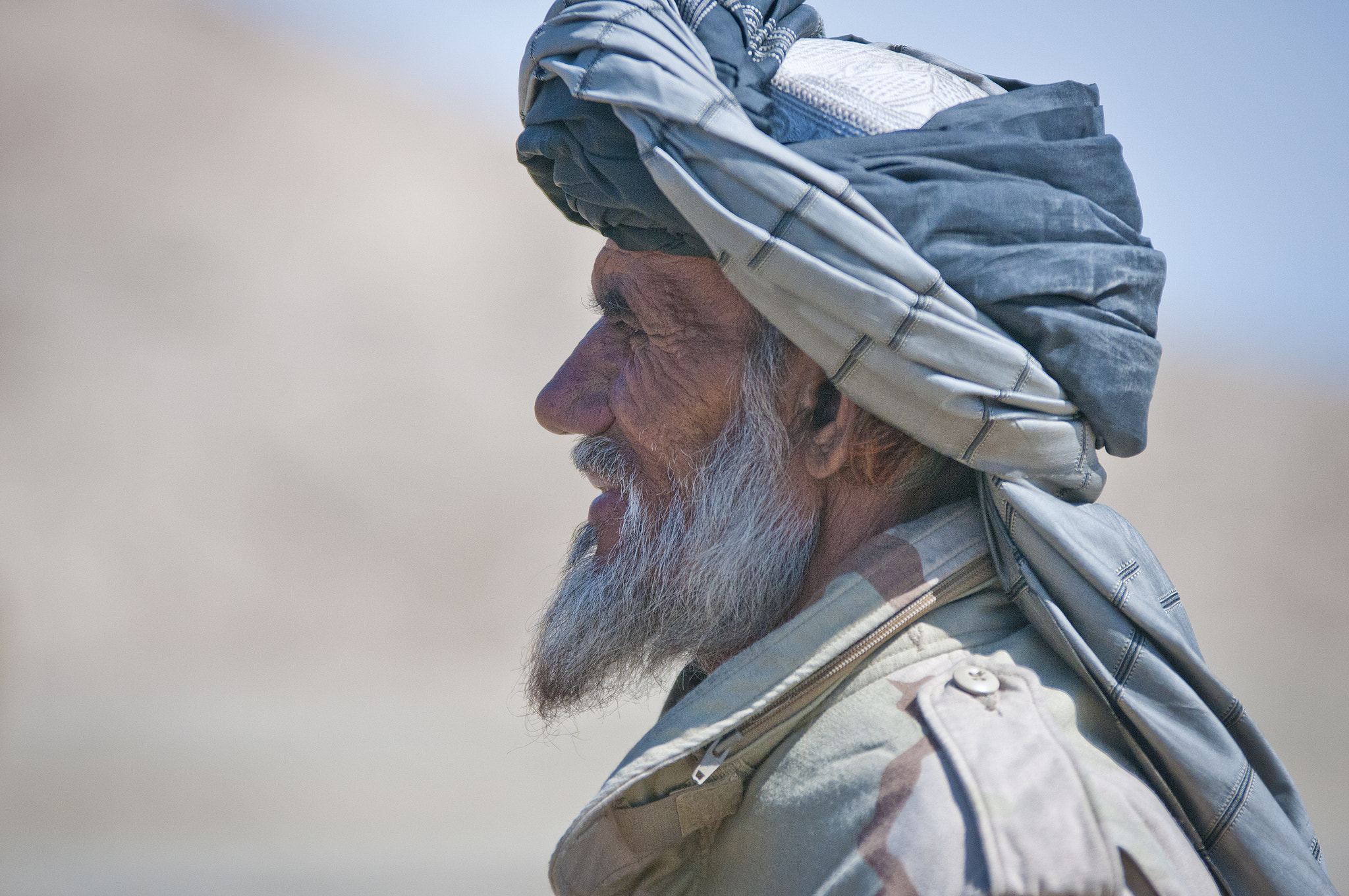 Sigma 70-200mm F2.8 EX DG OS HSM sample photo. Afghan local police cool profile photography